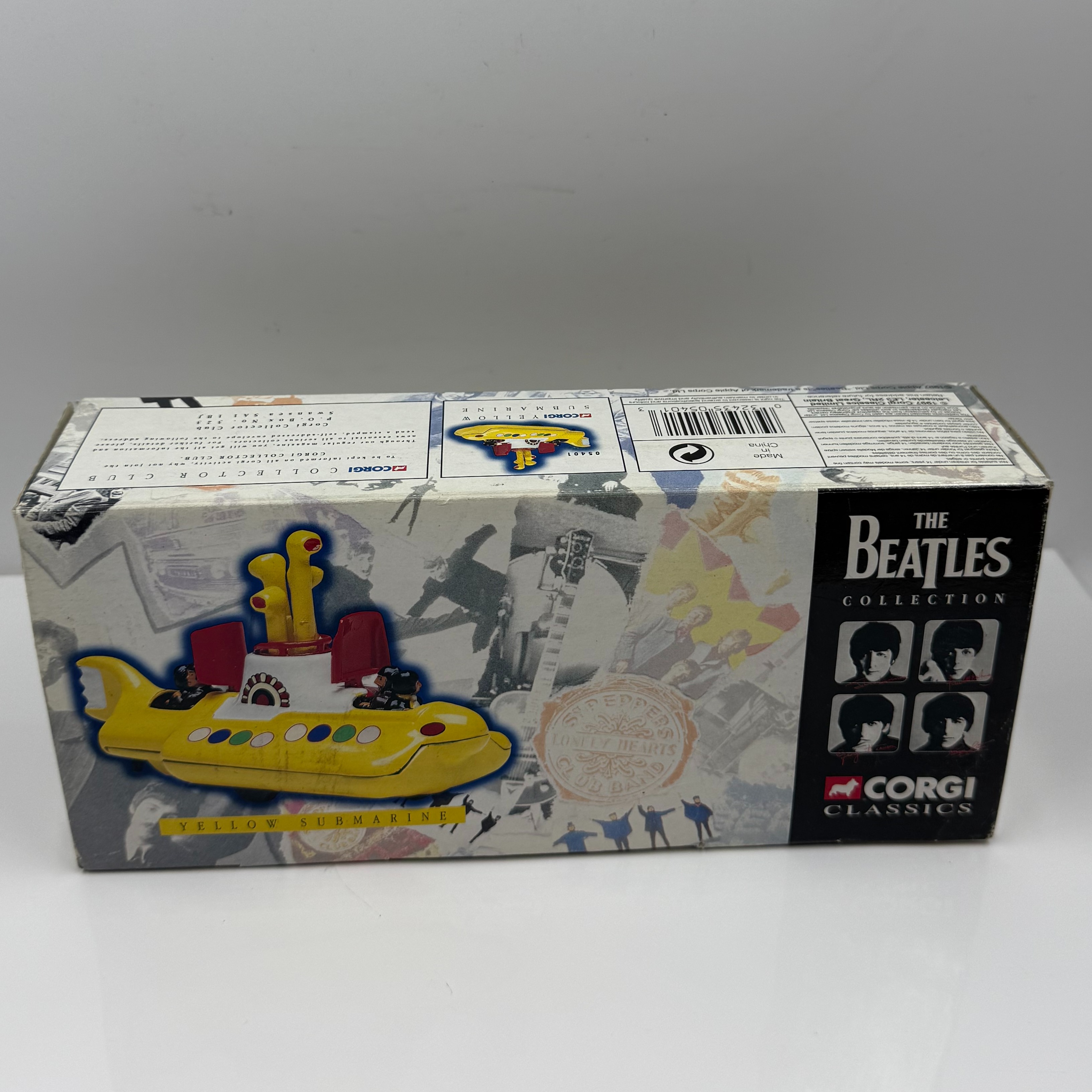 Product photo for CORGI CLASSICS THE BEATLES COLLECTION YELLOW SUBMARINE