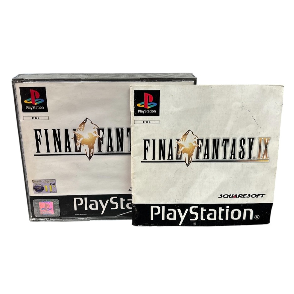Product photo for Final Fantasy IX, w/ Manual, Boxed - PlayStation 1 Game