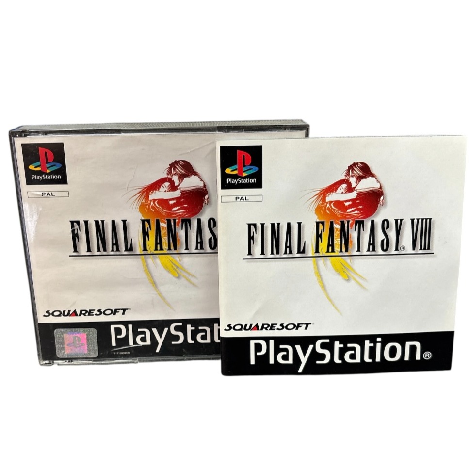 Product photo for Final Fantasy VIII, w/ Manual, Boxed - PlayStation 1 Game