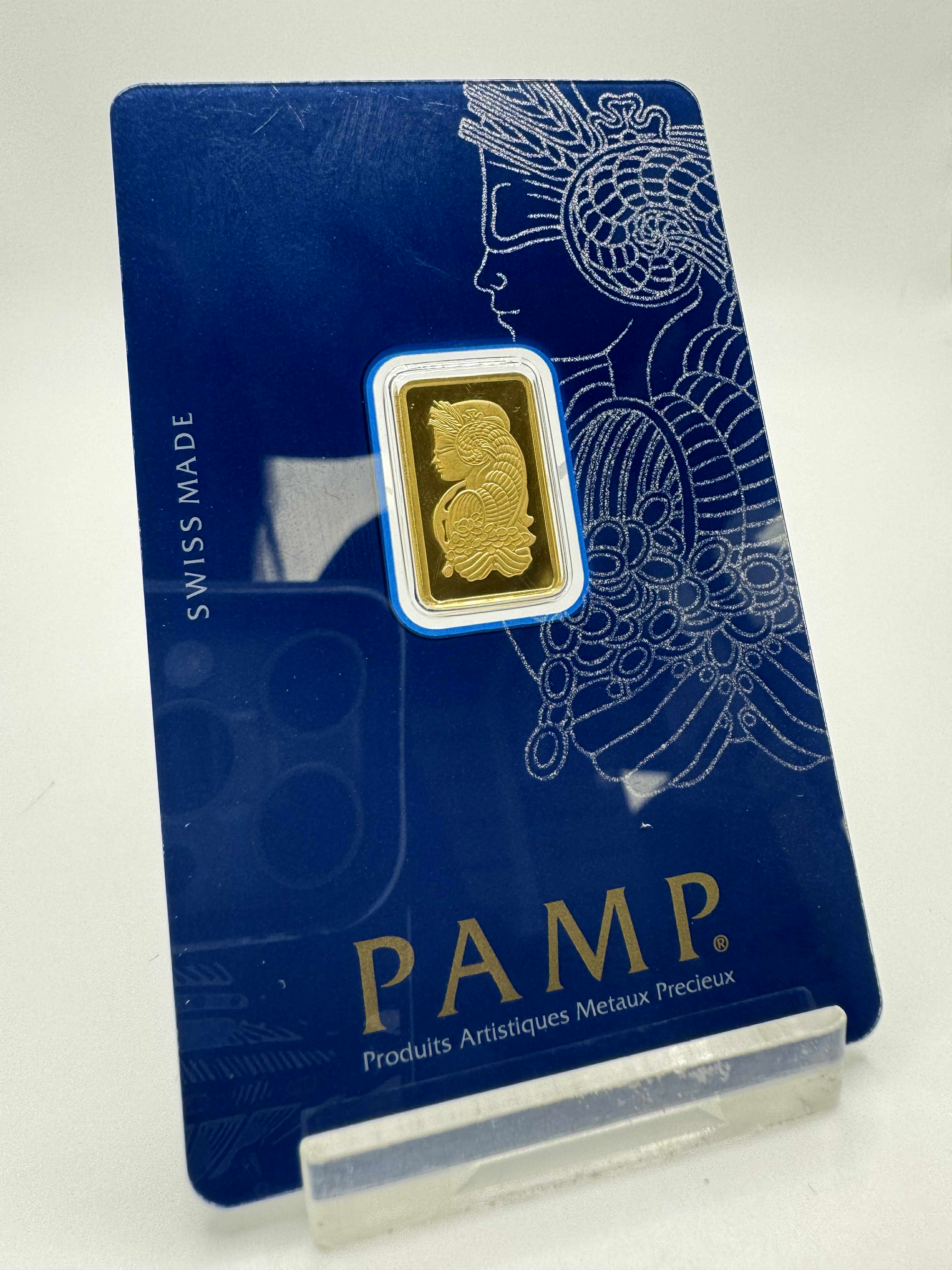 Product photo for Pamp Suisse 2.5G 999.9 Fine Gold Bar