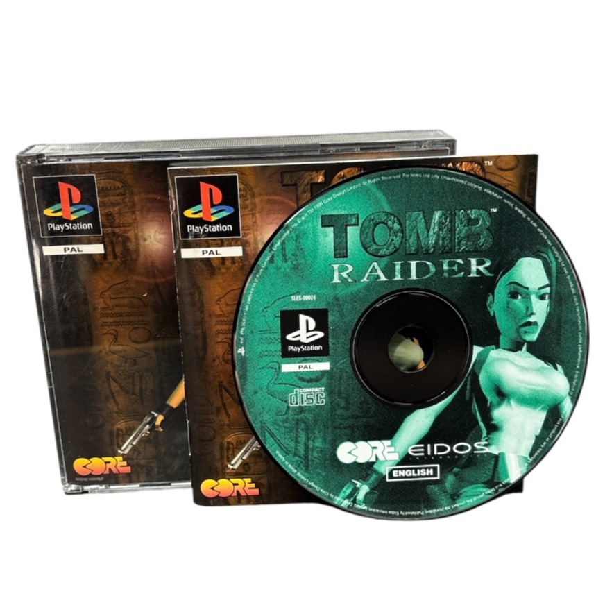 Product photo for Tomb Raider w/o Manual, Boxed - PlayStation 1 Game