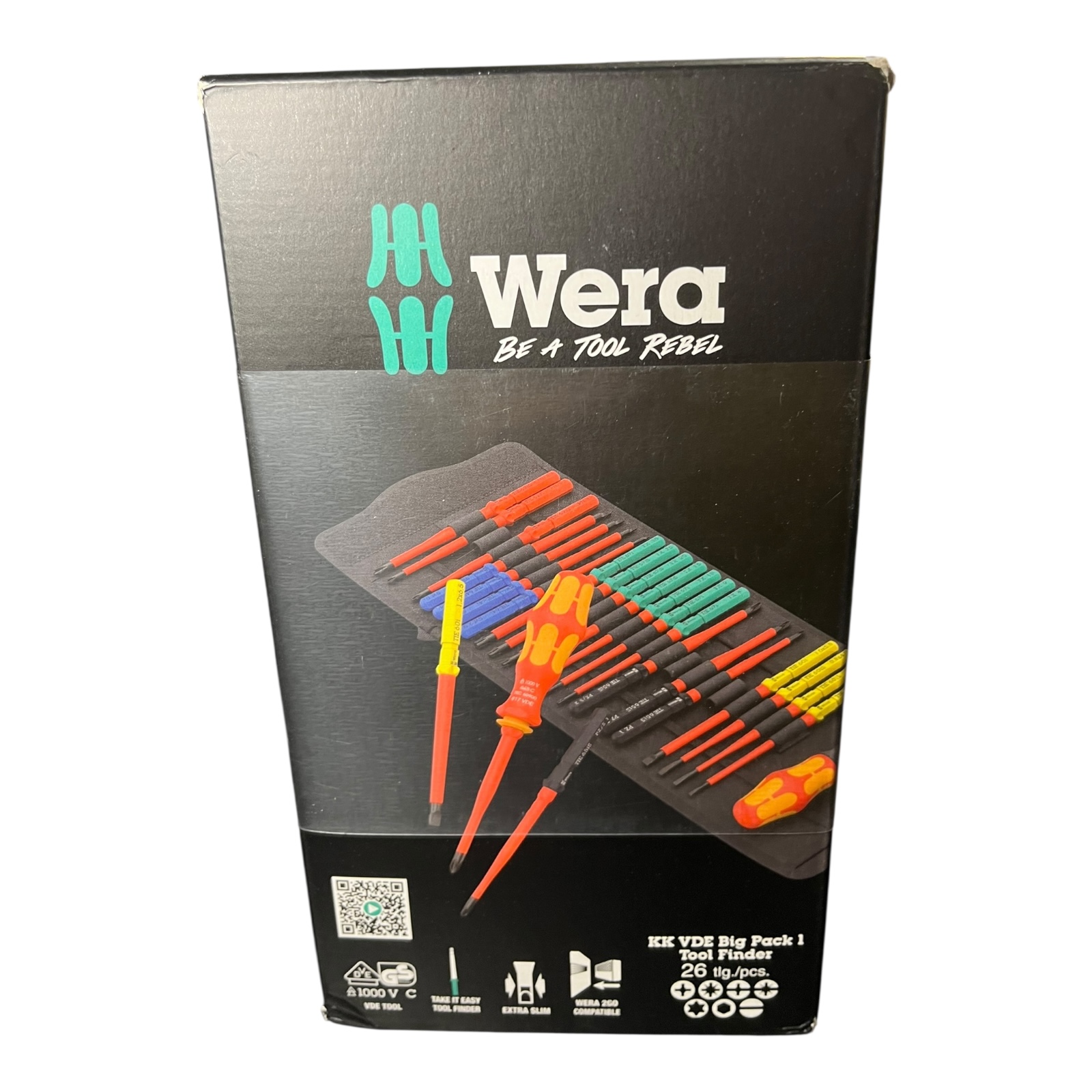 Product photo for Wera KK VDE Big Pack 1 – 26PCS Brand New, Sealed