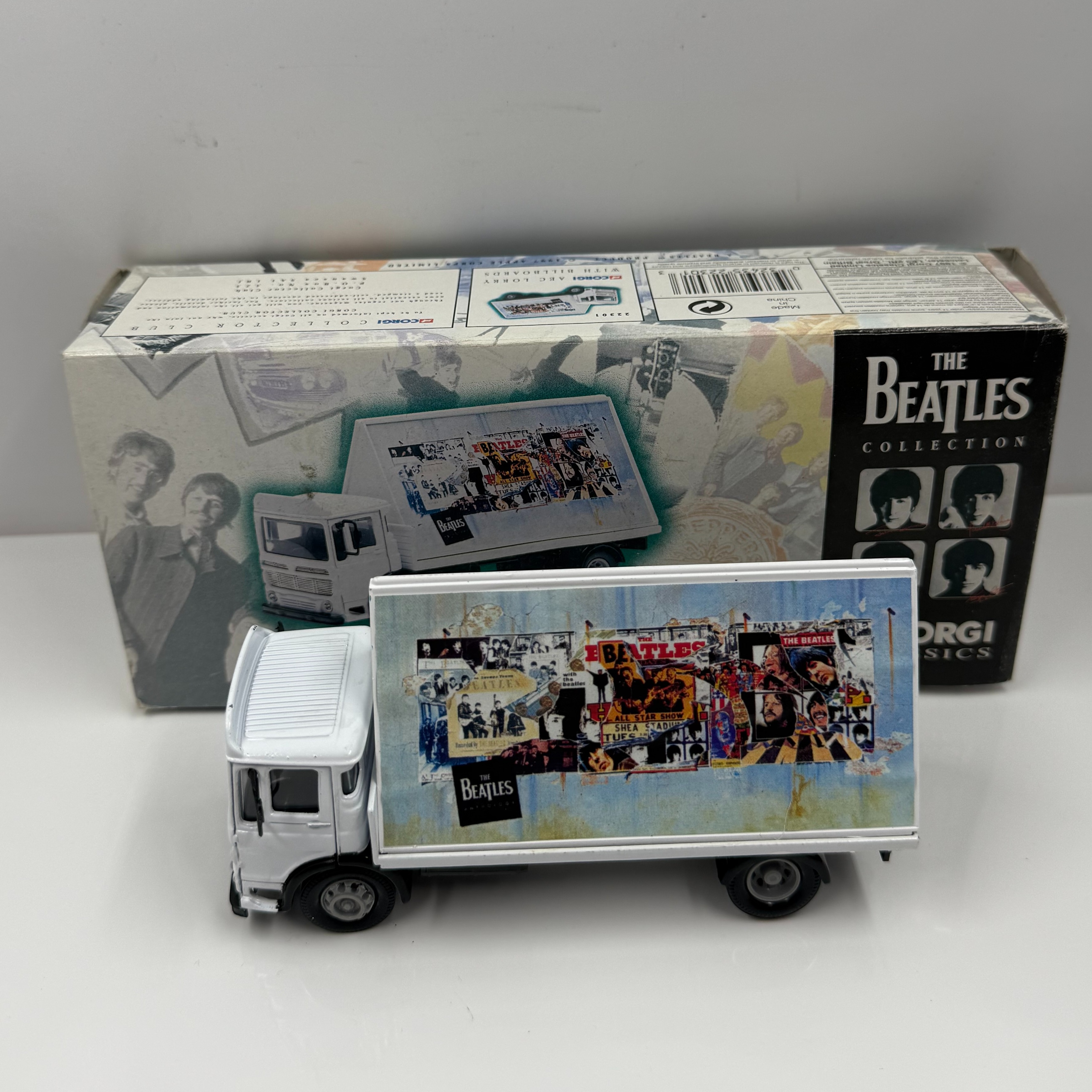 Product photo for CORGI CLASSICS THE BEATLES COLLECTION AEC 4 WHEEL FLATBED LORRY