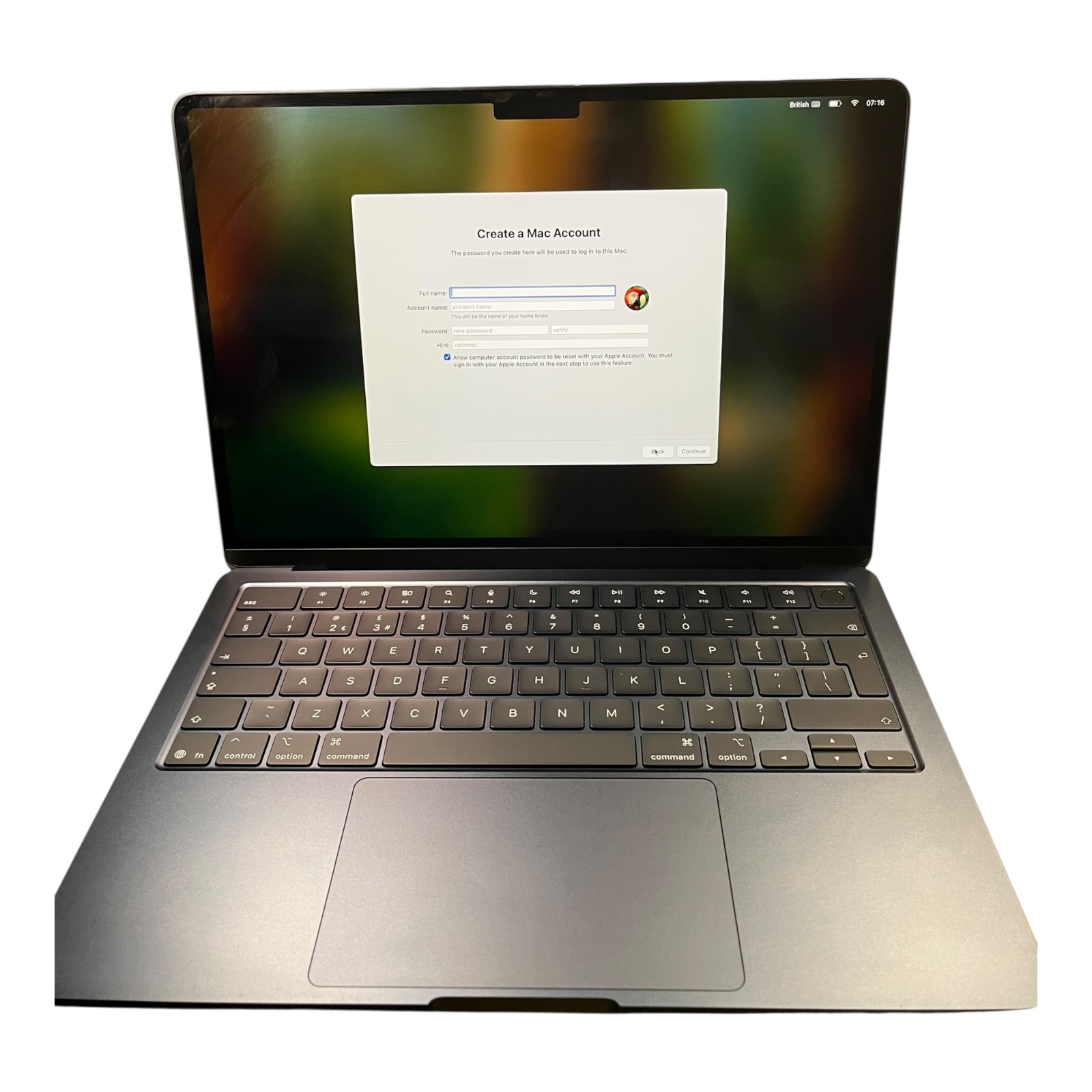 Product photo for Apple MacBook Air M4 – 16GB RAM 256GB SSD Boxed Excellent Condition