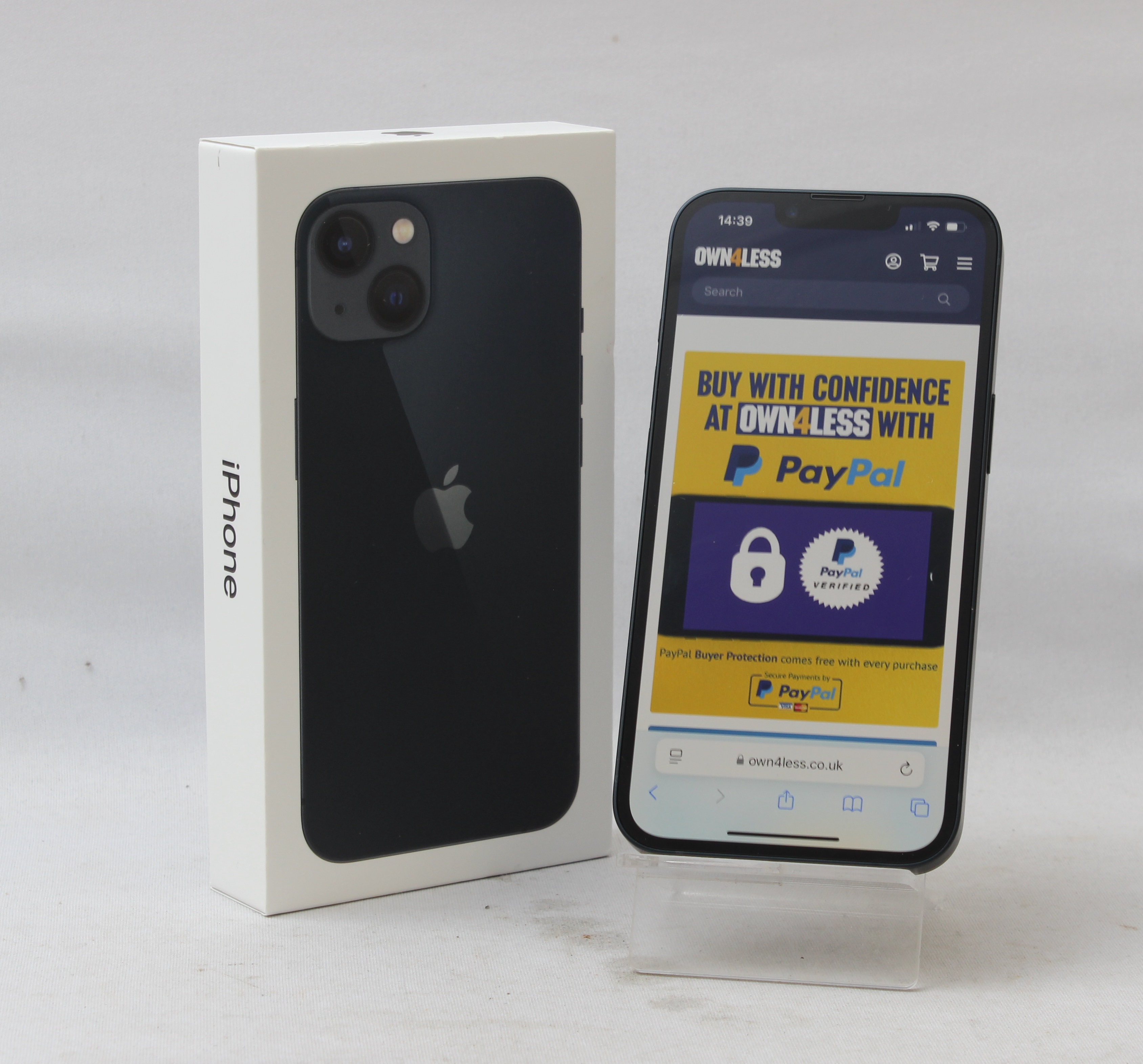 Product photo for Apple Iphone 13 Smartphone 128GB - BH 100% Midnight Boxed (A)