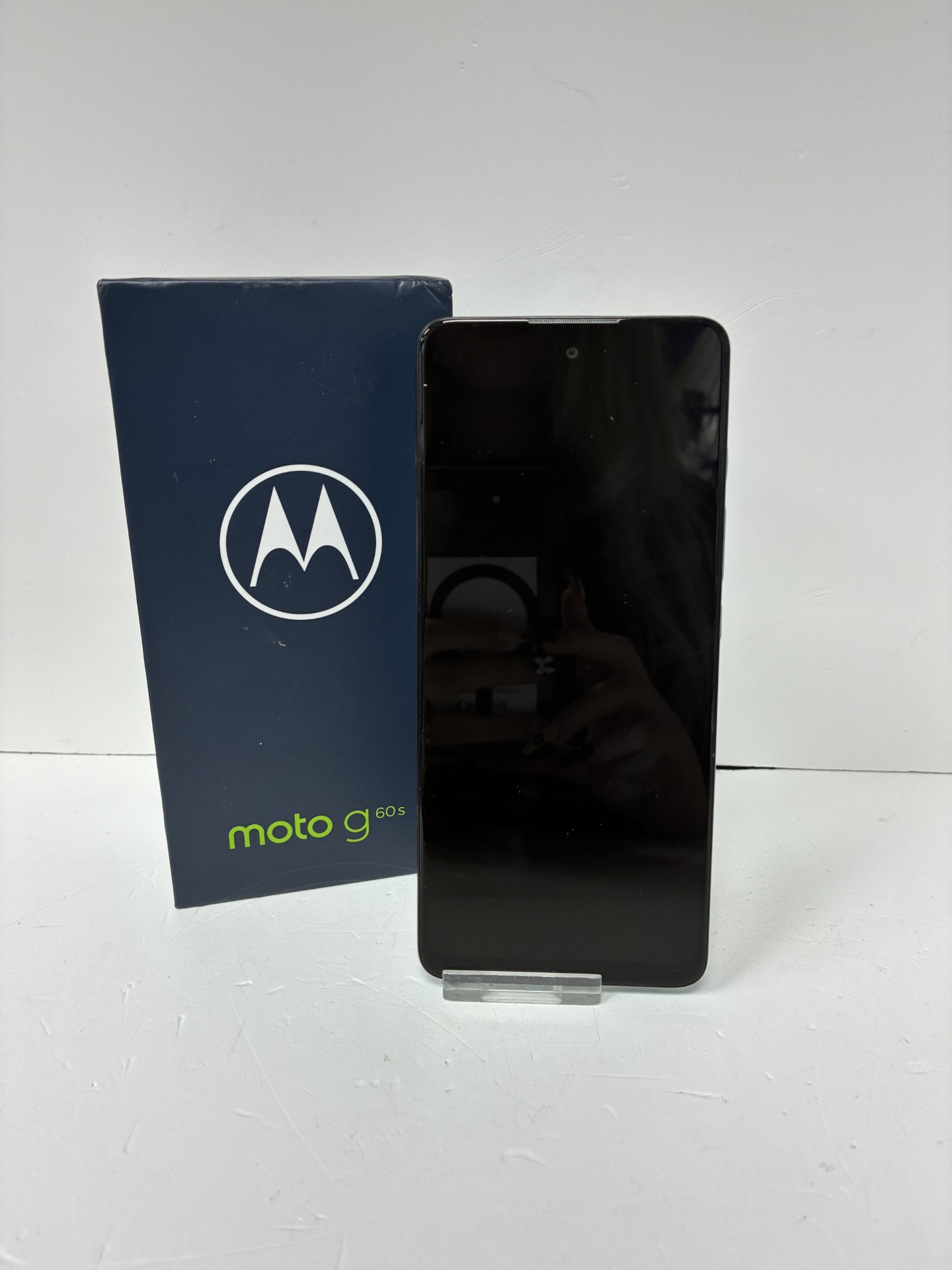 Product photo for motorola g60s 128gb iced mint unlocked boxed