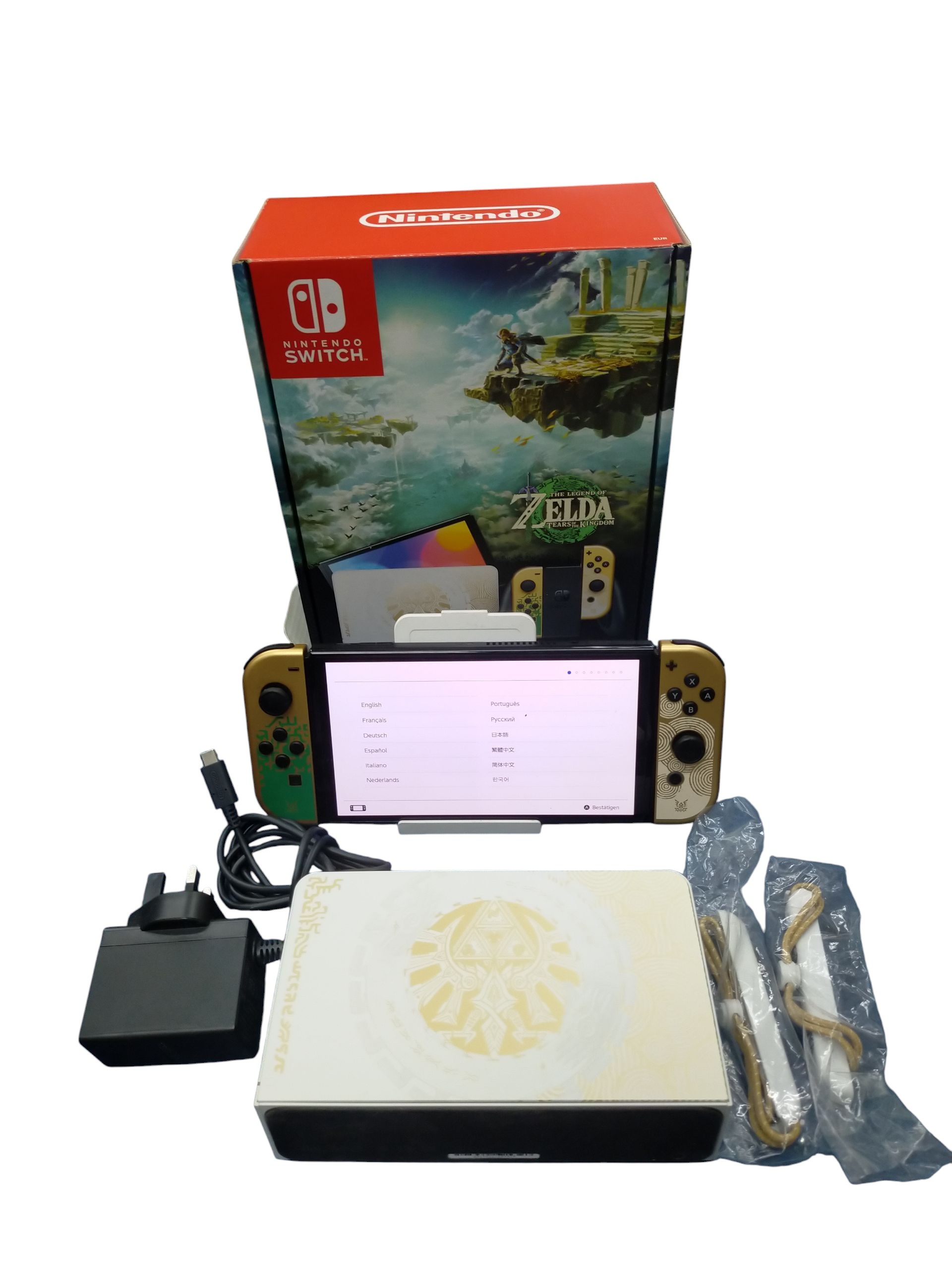 Product photo for Nintendo OLED Switch Tears of the Kingdom Limited Edition (CIB)