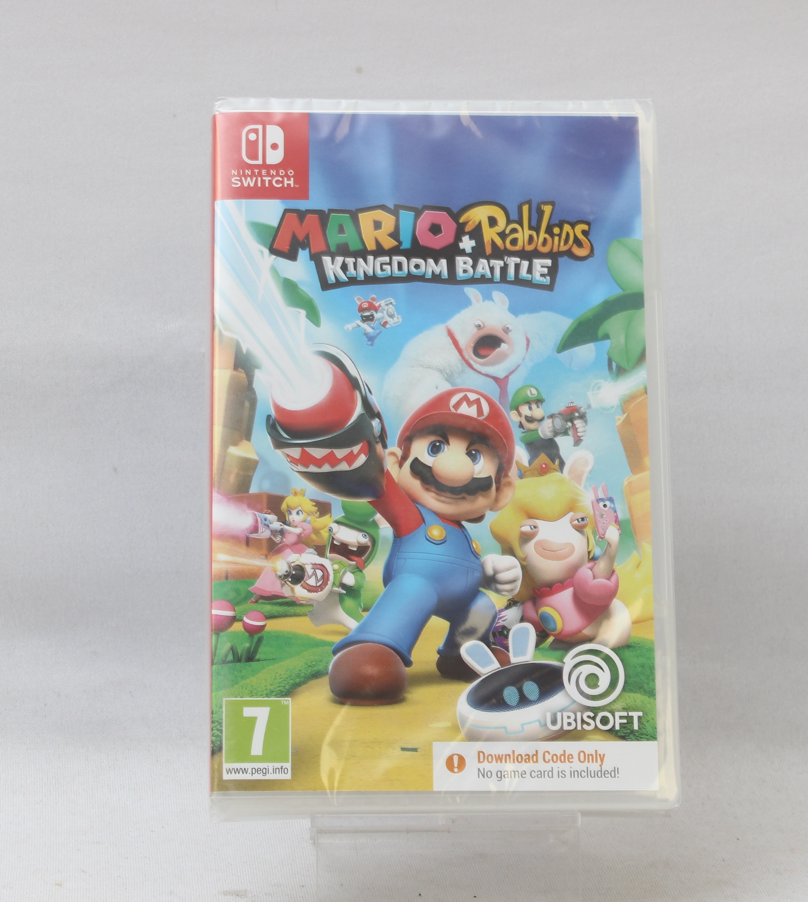 Product photo for NIntendo Mario + Rabbids Kingdom Battle Nintendo Switch Video Game (N)