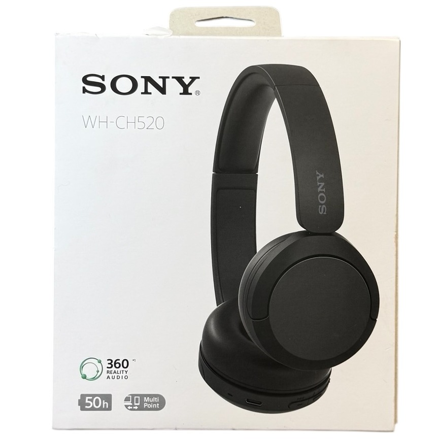 Product photo for New: Sony WH-CH520 Bluetooth Headphones (Black)