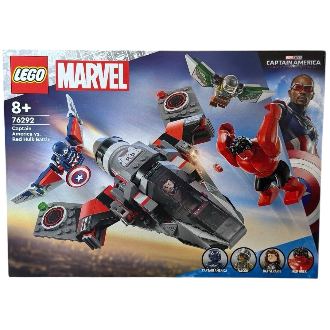 Product photo for New: Lego Marvel: Captain America VS. Red Hulk Battle - 8+, 76292