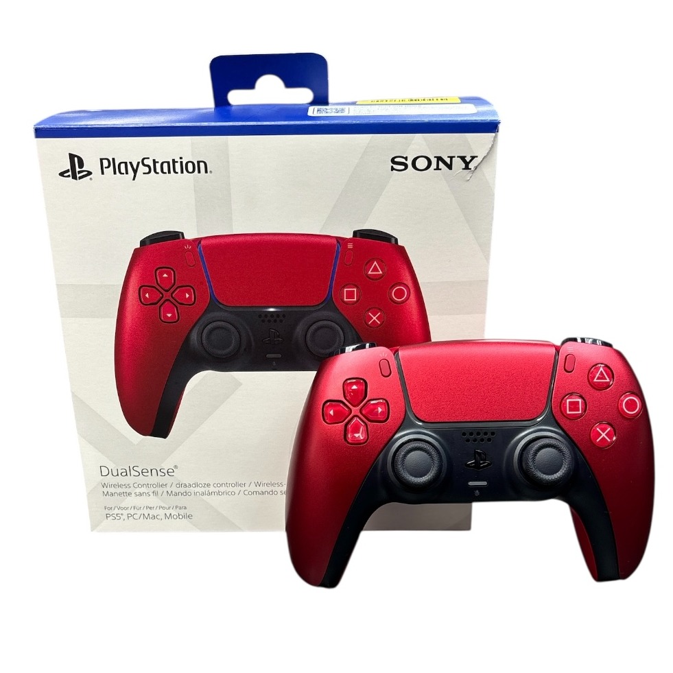 Product photo for Sony PlayStation 5 Official DualSense Controller Volcanic Red, A