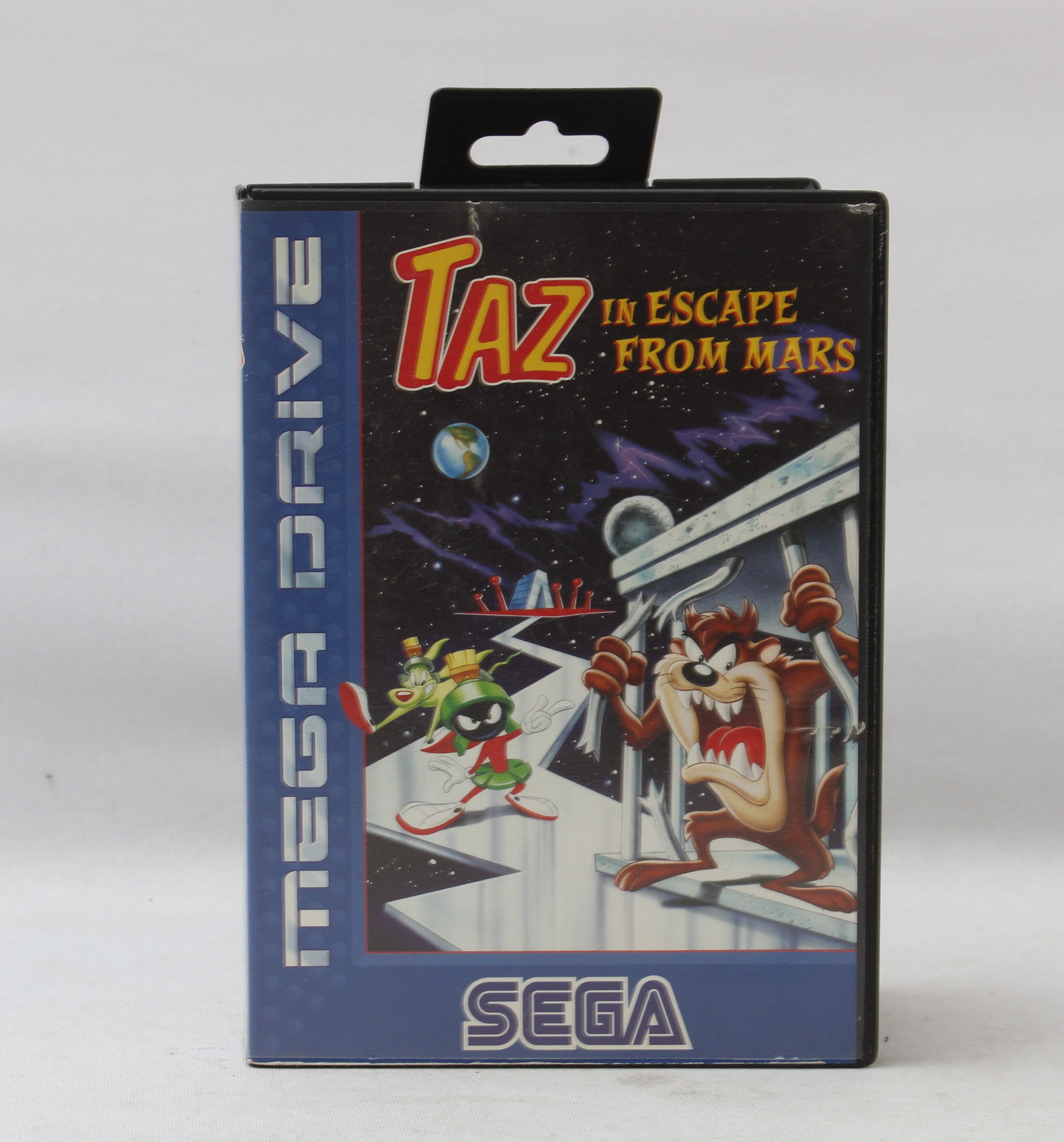 Product photo for Taz In Escape From Mars Sega Megadrive Video Game - Boxed Complete With Manual (VG)