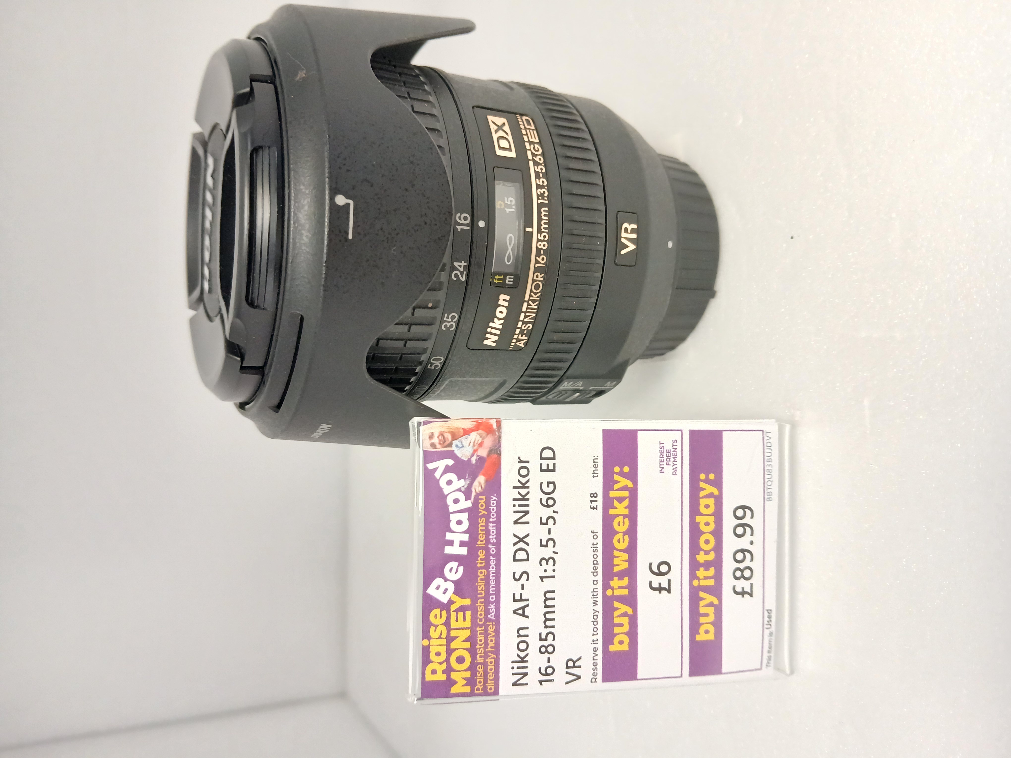 Product photo for Nikon AF-S DX Nikkor 16-85mm 1:3,5-5,6G ED VR