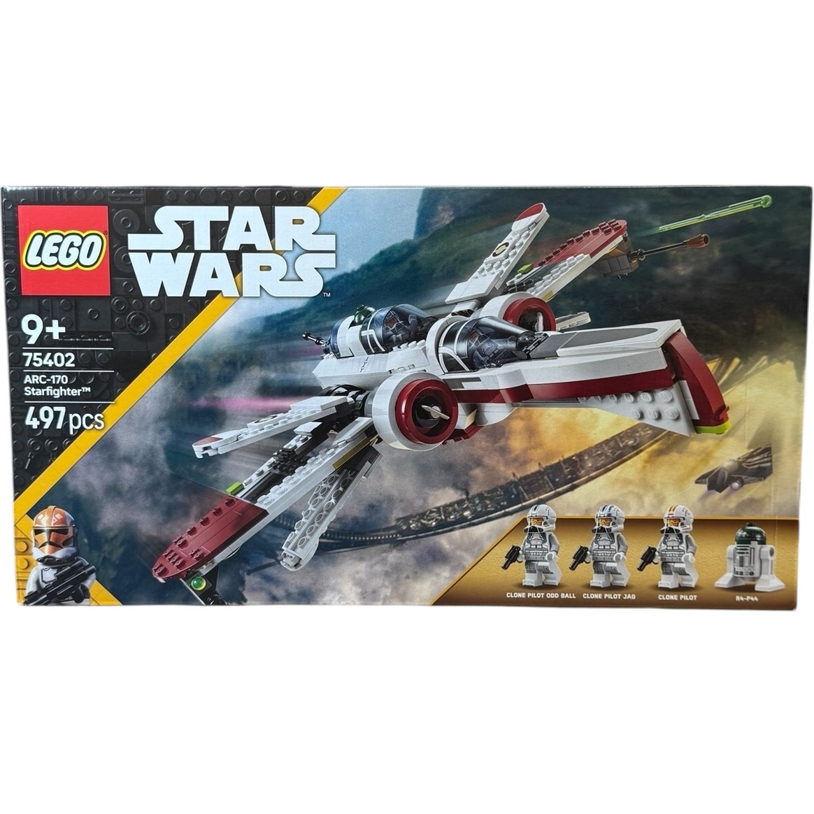 Product photo for New: Lego Star Wars: ARC-170 Starfighter -9+, 75402