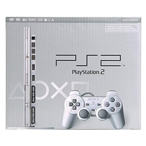 Product photo for Sony PS2 Silver Slimline