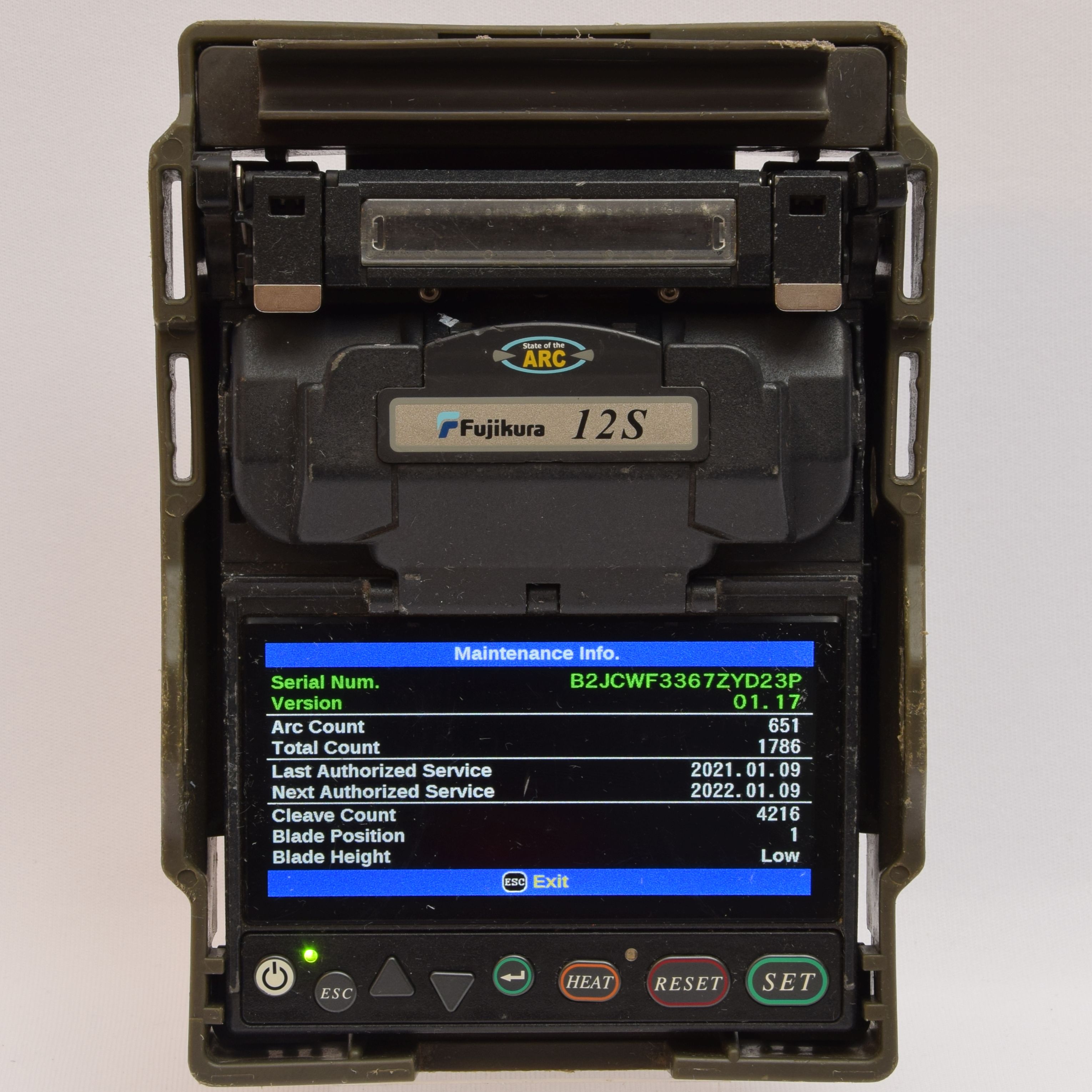 Product photo for Fujikura 12S Fusion Splicer With Case - UNTESTED, PARTS ONLY (PNW)
