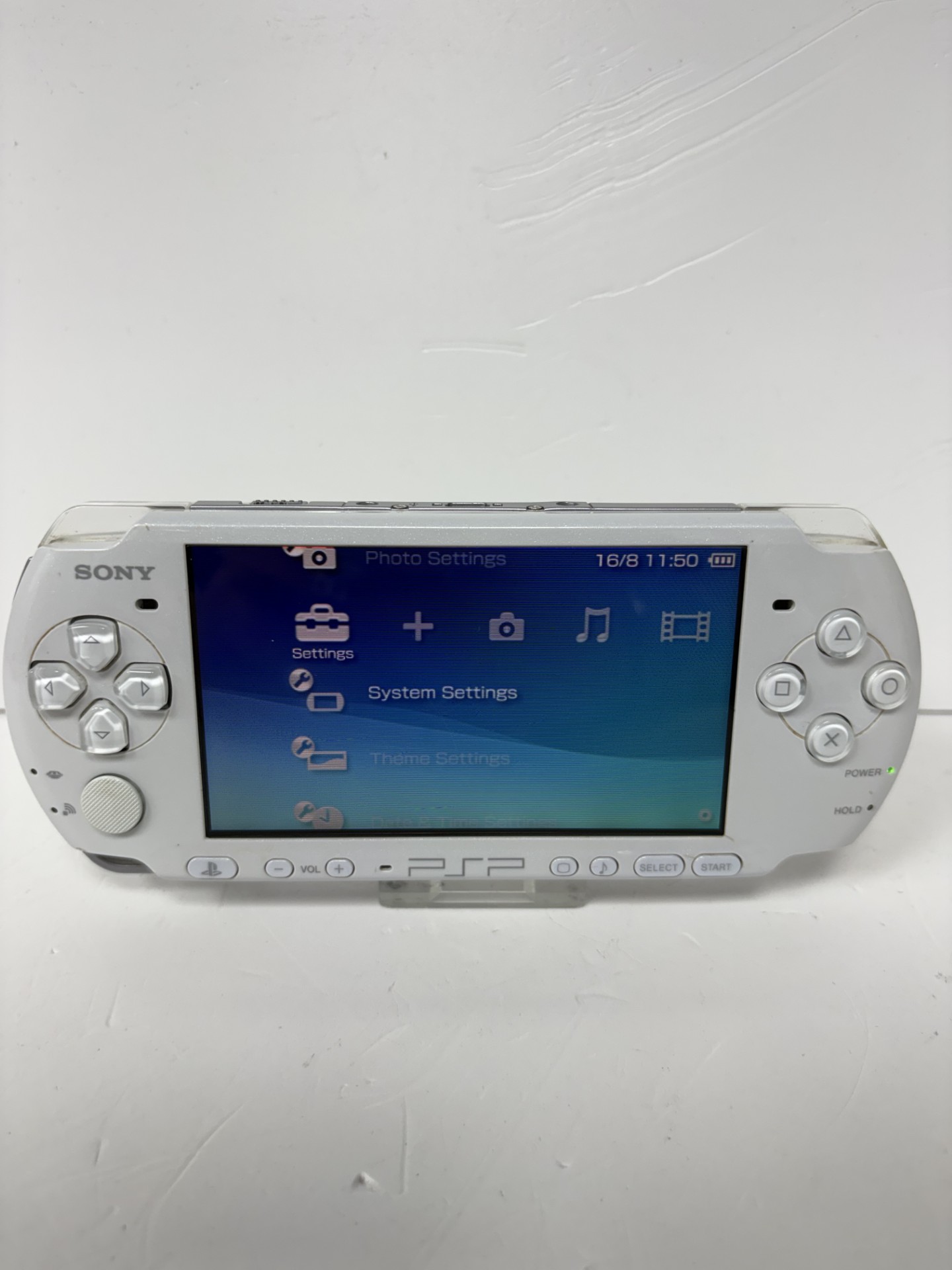 Product photo for sony psp white unboxed with charger