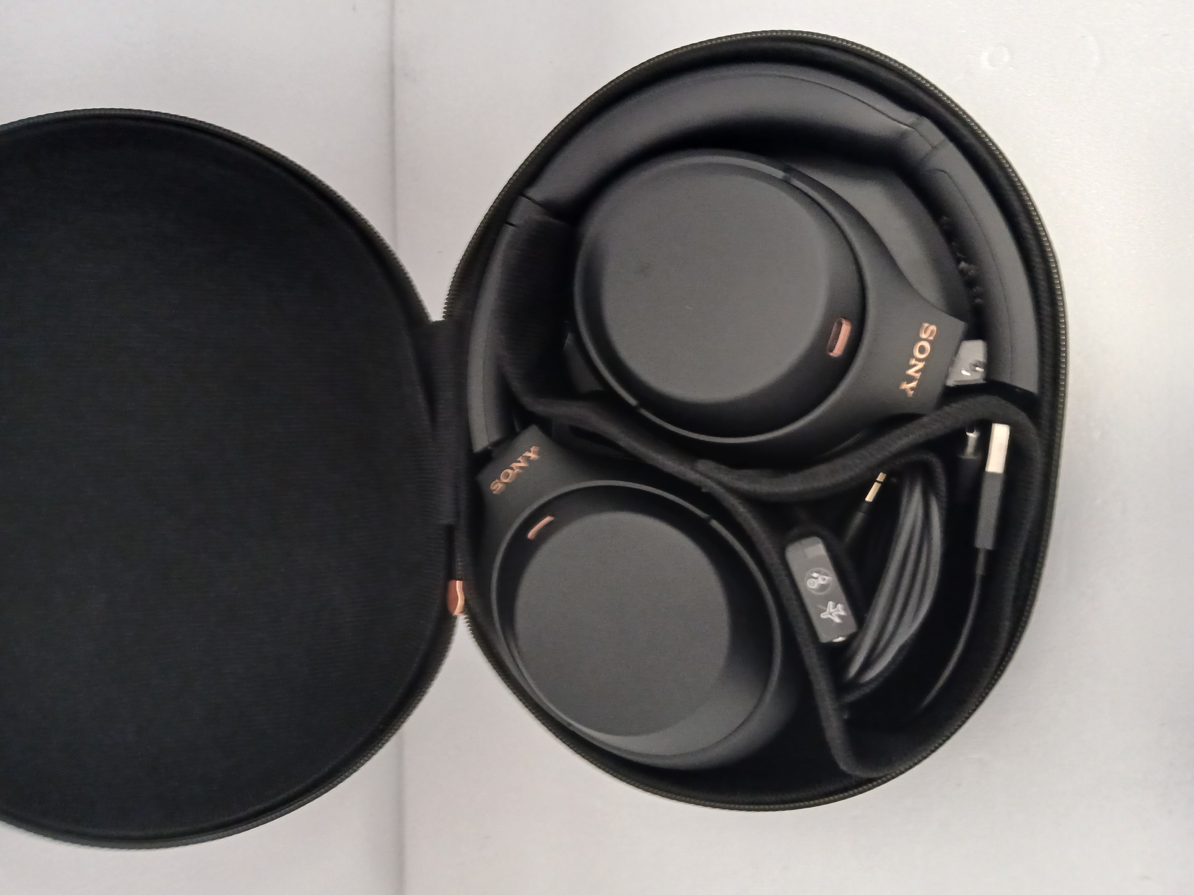 Product photo for Sony WH-1000XM4 Wireless Noise-Canceling Headphones Over-Ear - Black, B