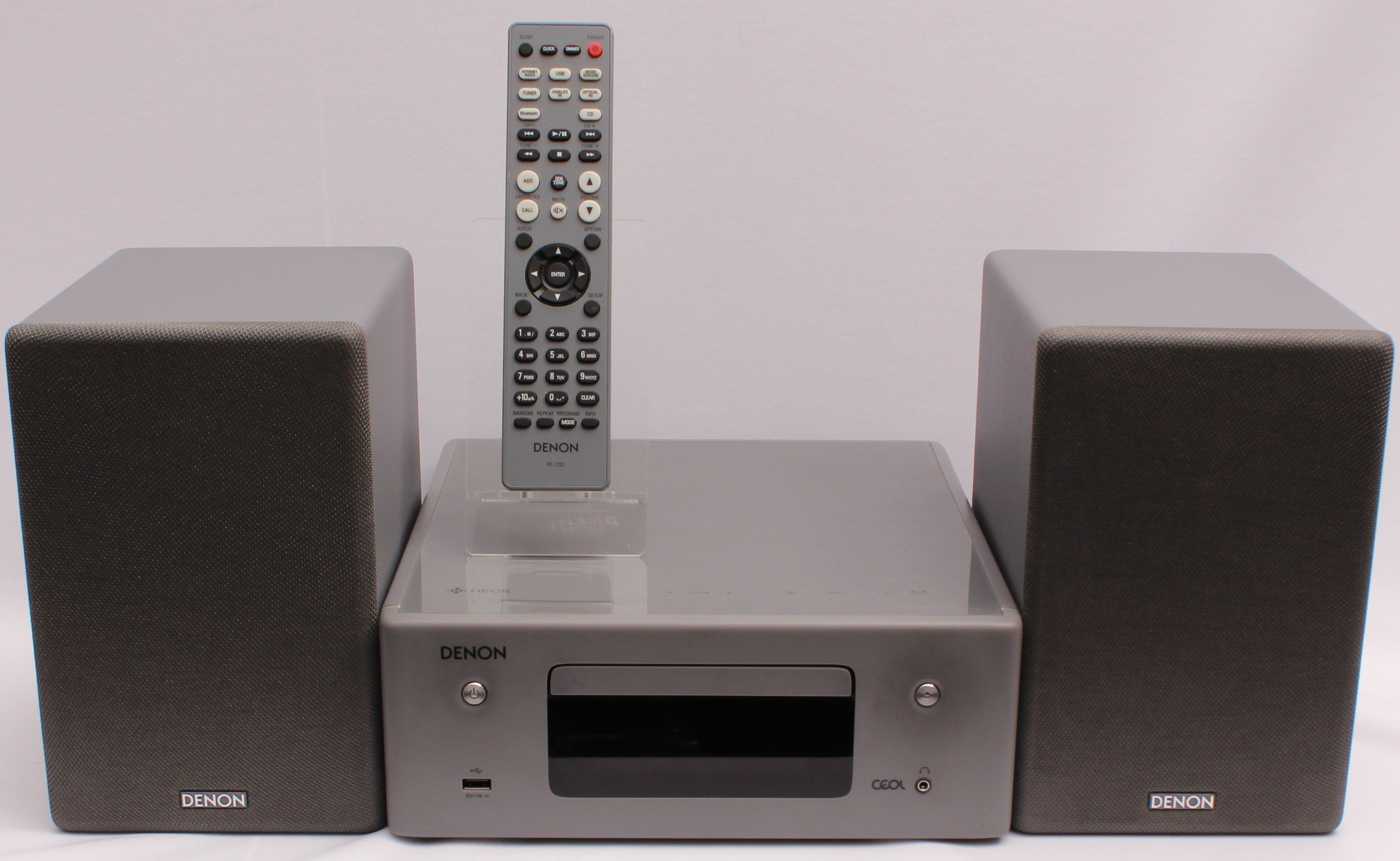 Product photo for Denon CEOL N10 Bluetooth Mini Hi-Fi System with CD Player and HEOS Built-in (U)