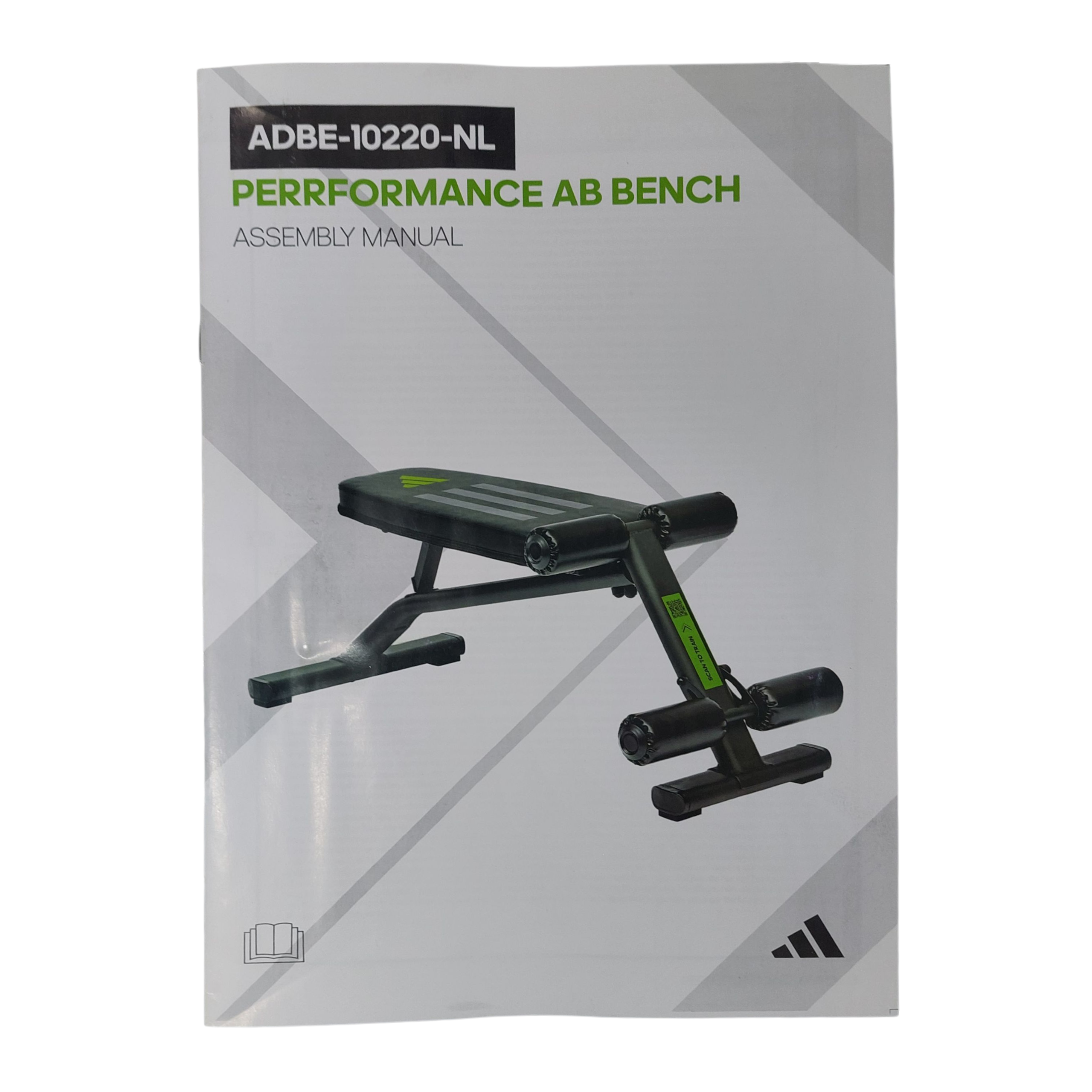 Product photo for Adidas Performance Ab Bench ADBE-10220 Core Workout Training Sit Up