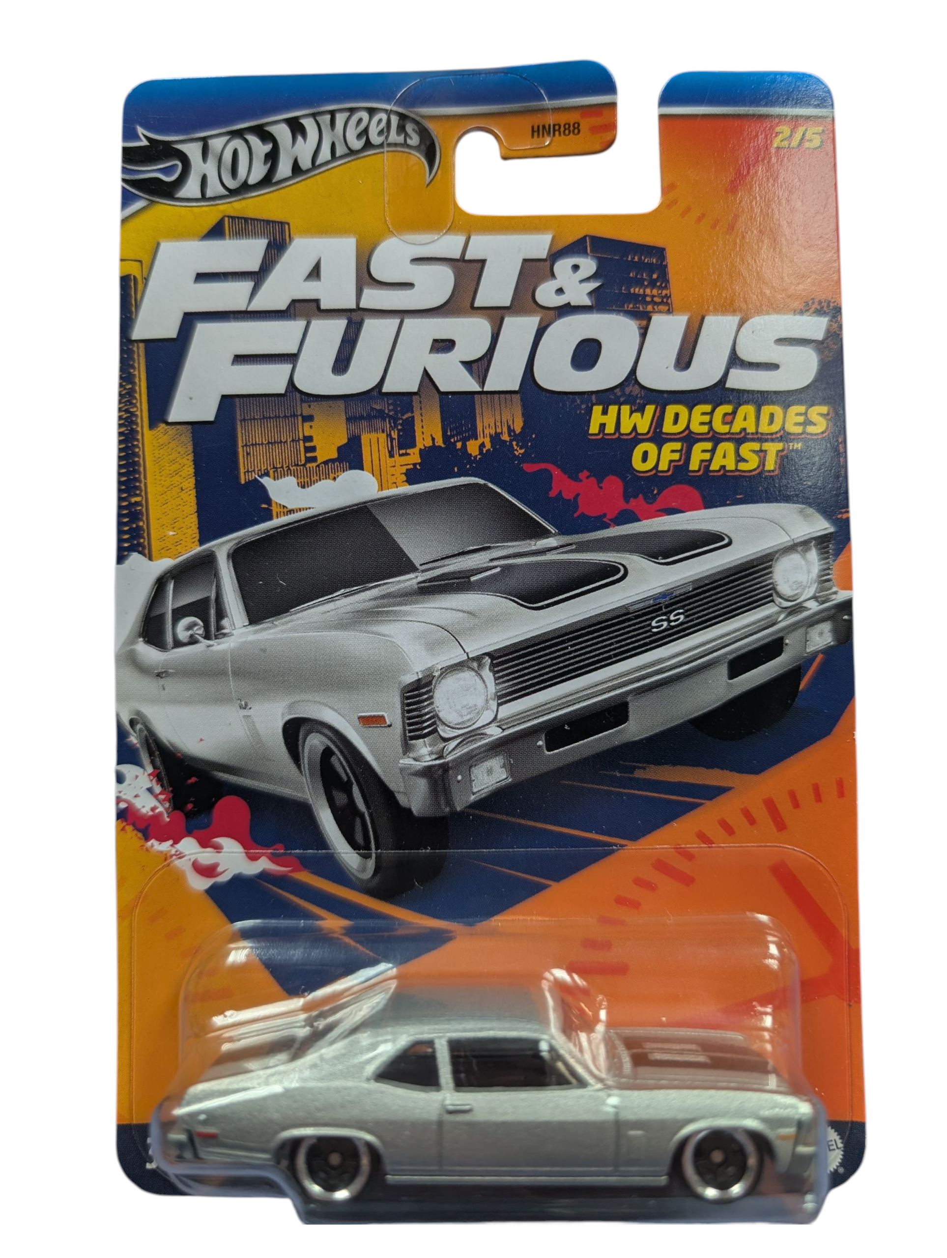 Product photo for HotWheels Fast and Furious 70 Chevrolet Nova