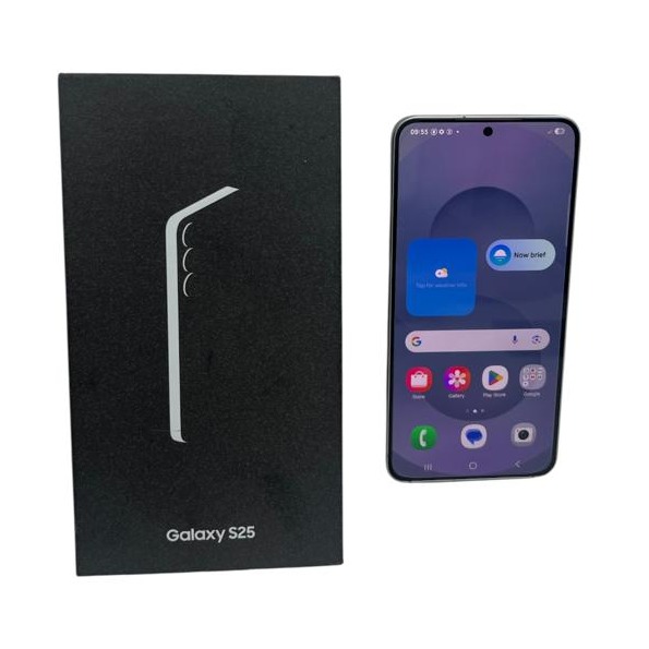 Product photo for Samsung Galaxy S25 Unlocked Dual Sim Boxed Silver