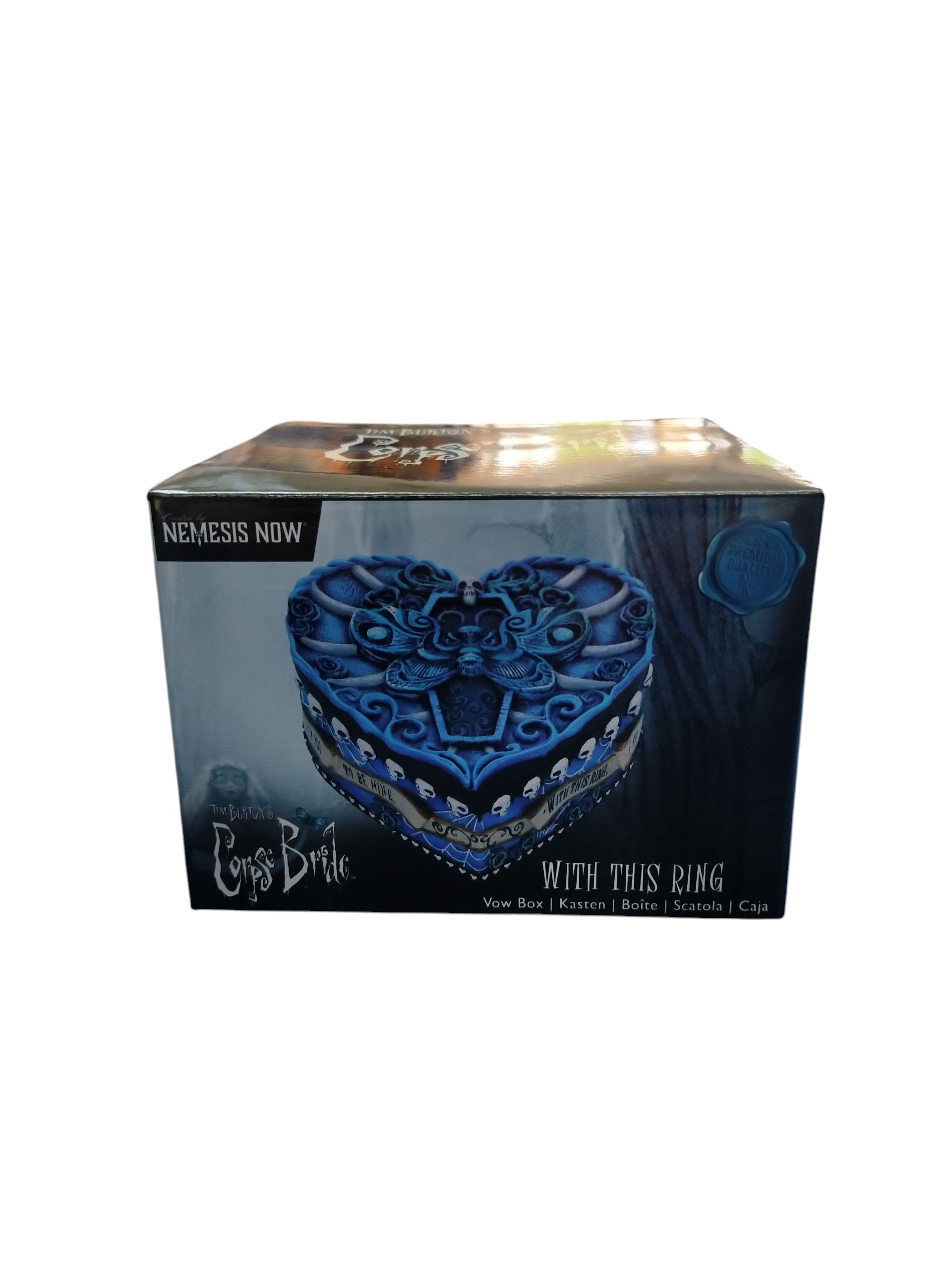Product photo for Corpse Bride with This Ring Vow Box (Nemesis Now)