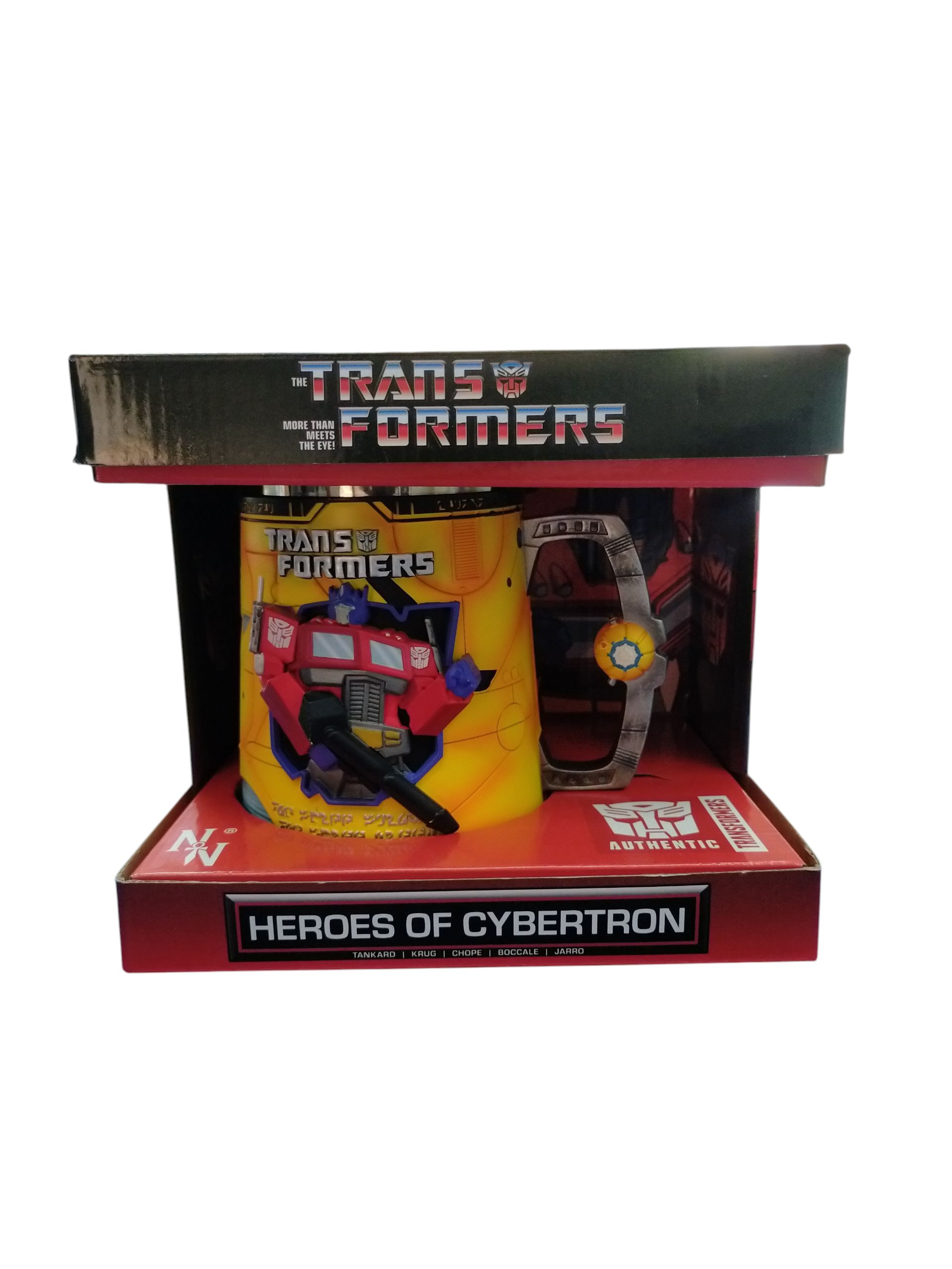 Product photo for Transformers Heroes of Cybertron Tankard (Nemesis Now)
