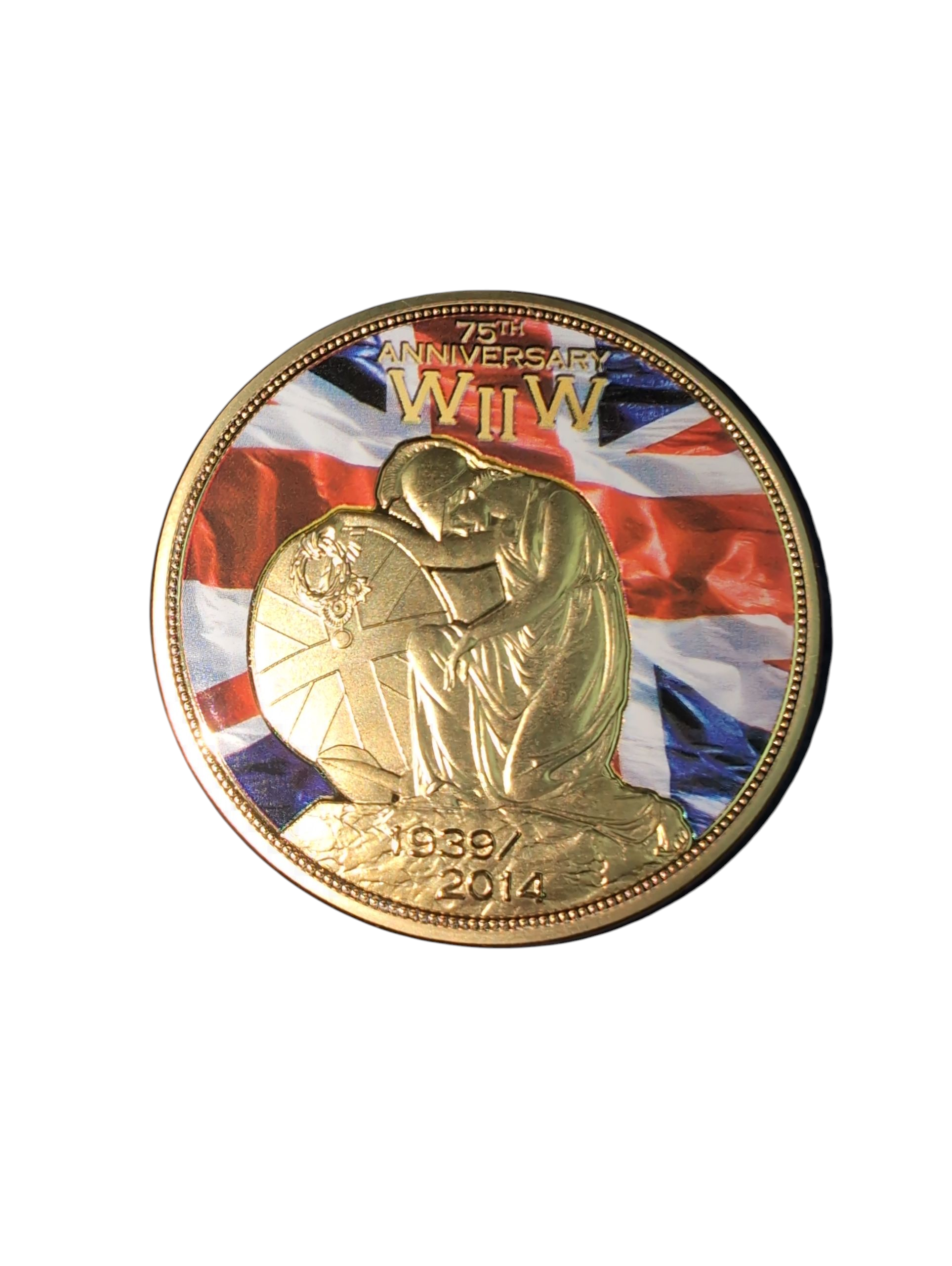 Product photo for 75th Anniversary of WW2 Coin