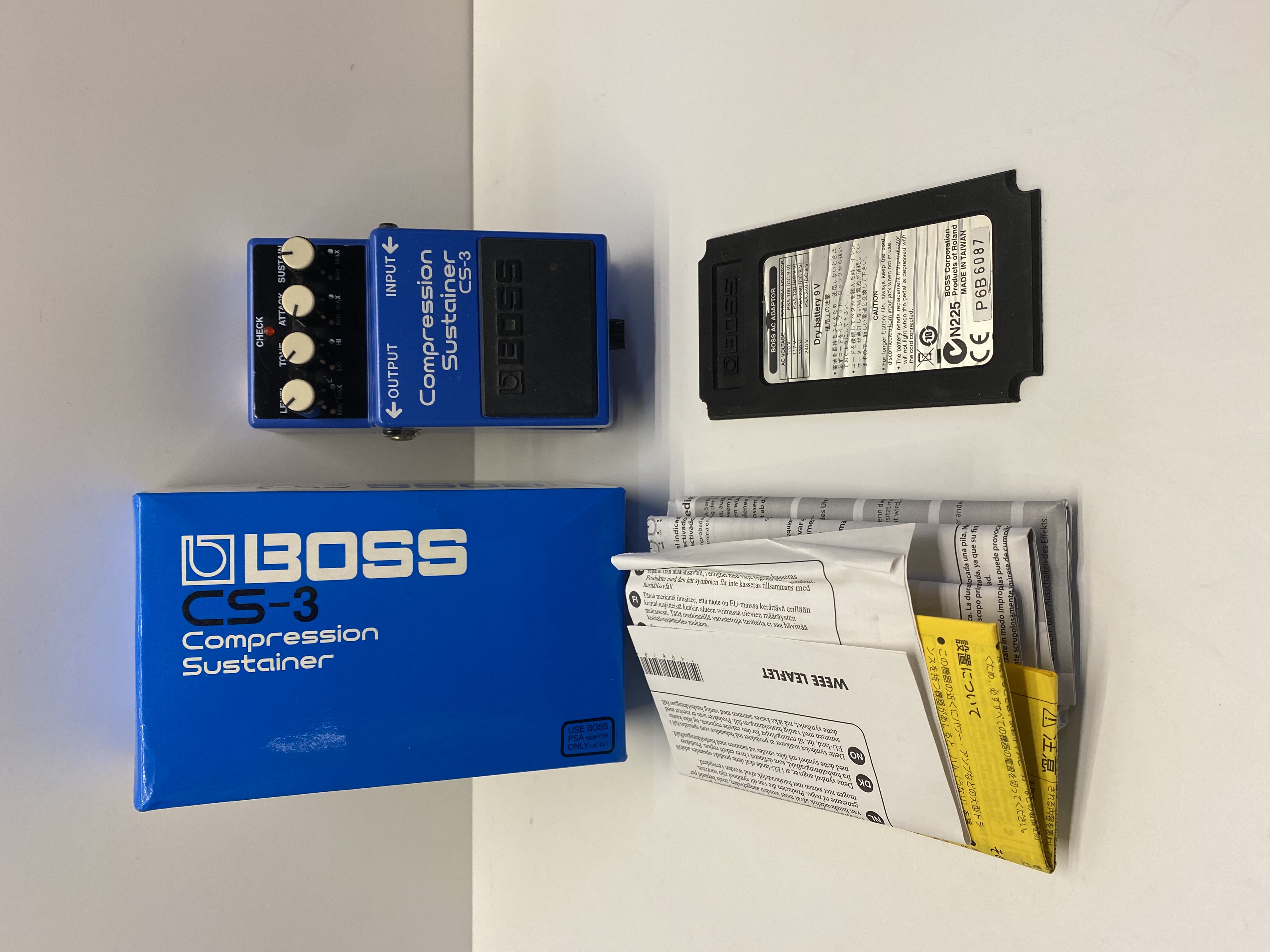 Product photo for Boss CS-3 Compression Sustainer guitar pedal