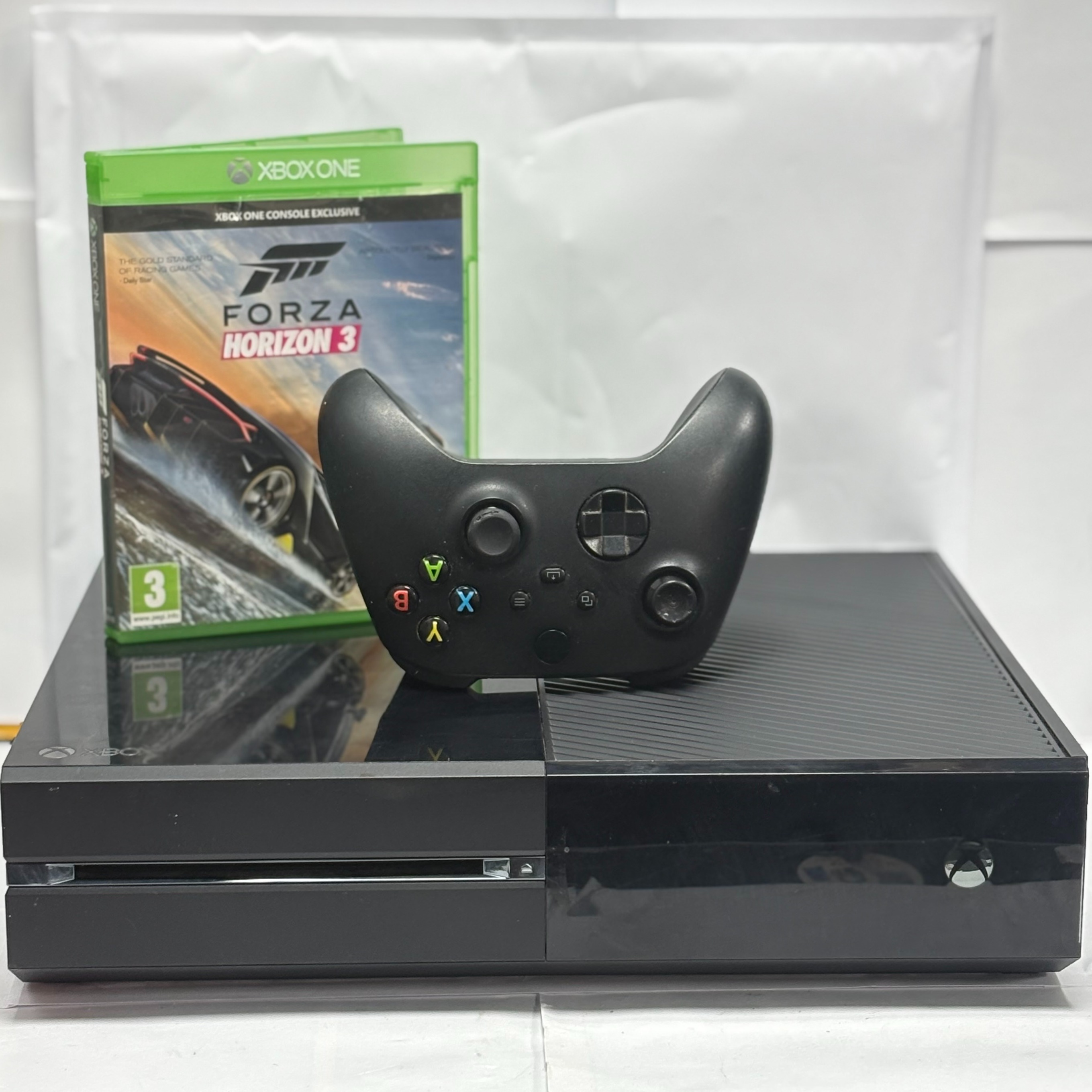Product photo for Xbox One - With Controller & Wires Unboxed