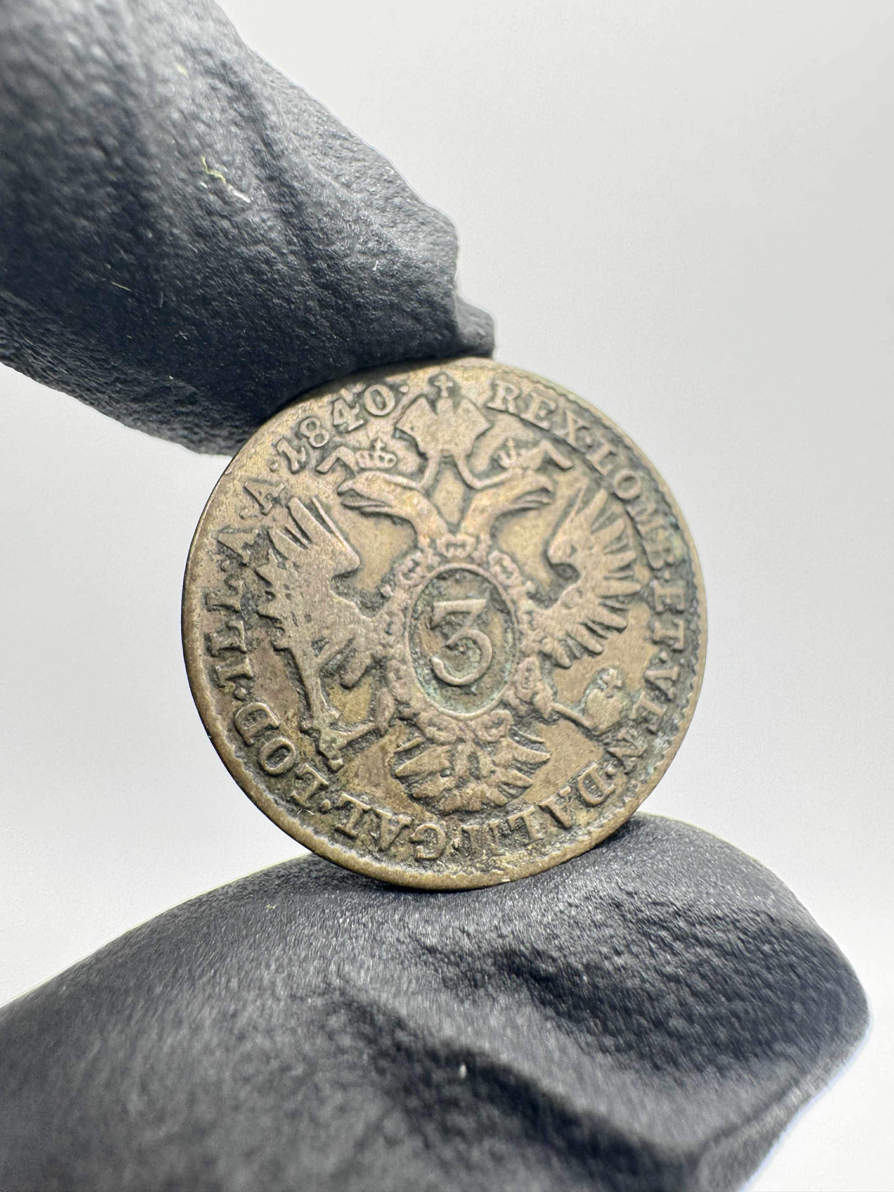 Product photo for 3 Kreuzer Ferdinand 1840 Coin