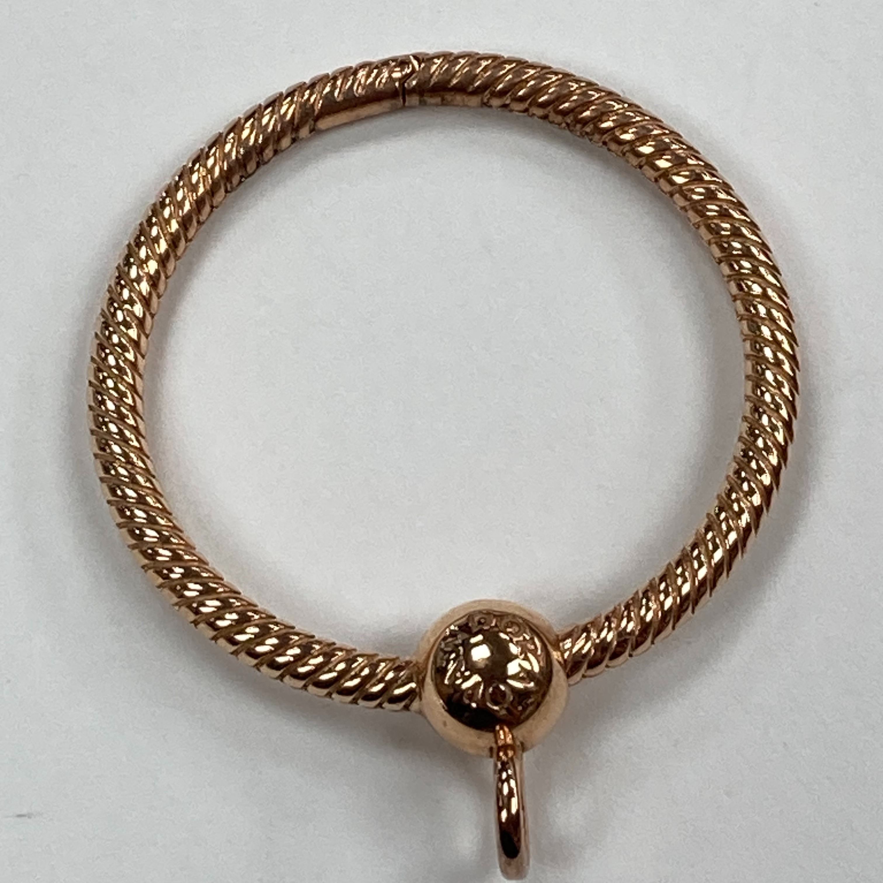 Product photo for Genuine Pandora Moments Small O Pendant Rose Gold