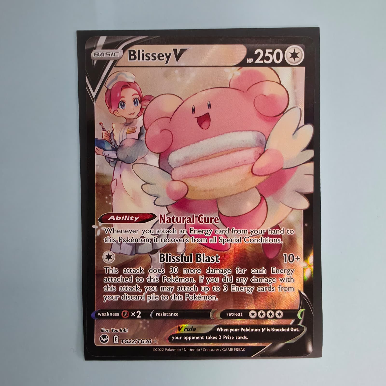 Product photo for TG22/TG30 Blissy 2022 – Rare Pokémon Promo Card