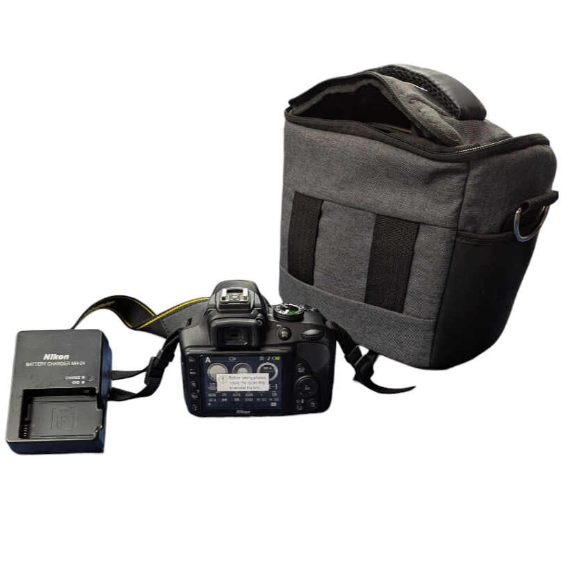 Product photo for Nikon D3400 DSLR 18-55mm Lens