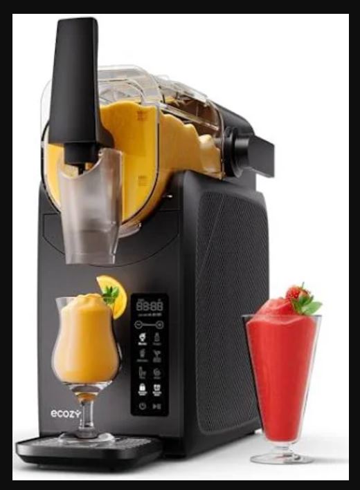 Product photo for ecozy Slush Machine Frozen Drink Maker SM-FS201A