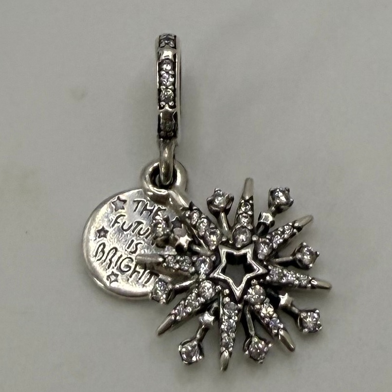 Product photo for Snowflake Pandora Charm