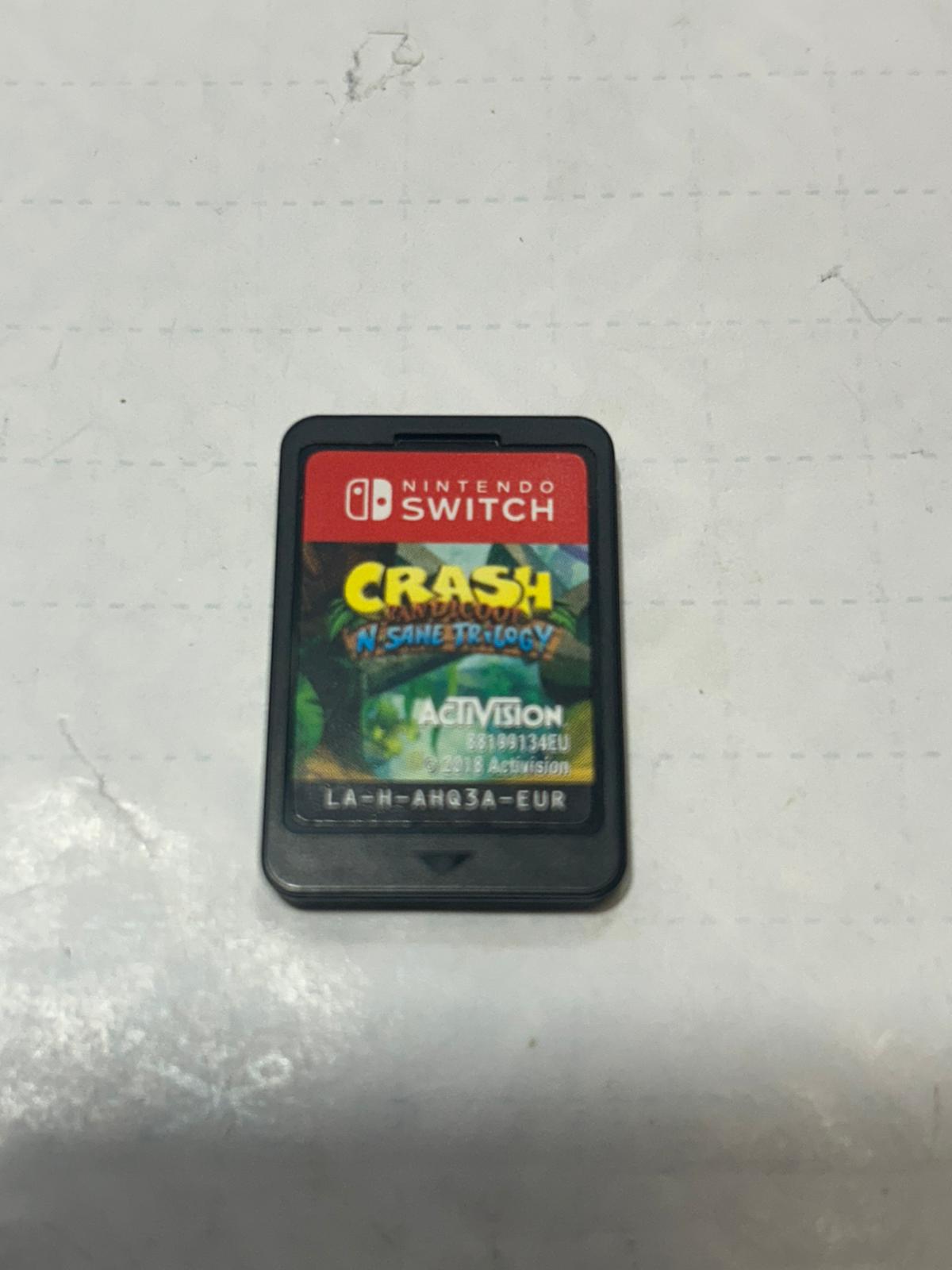 Product photo for Crash Banidcoot N-Sane Trilogy - Nintendo Switch *CARTRIDGE ONLY*
