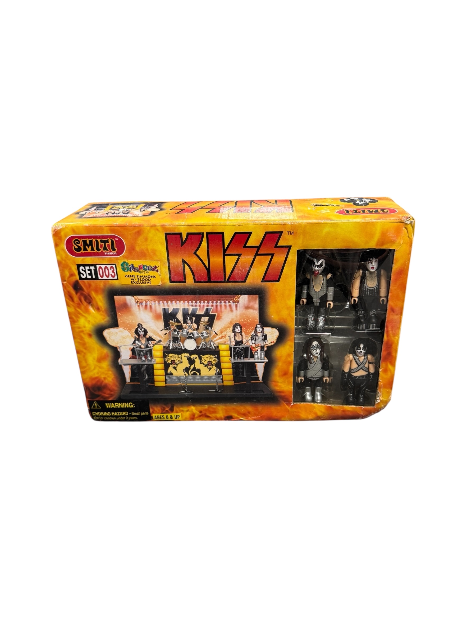 Product photo for RARE KISS Alive II Action Figure 40 Piece Playset by Smiti 2002