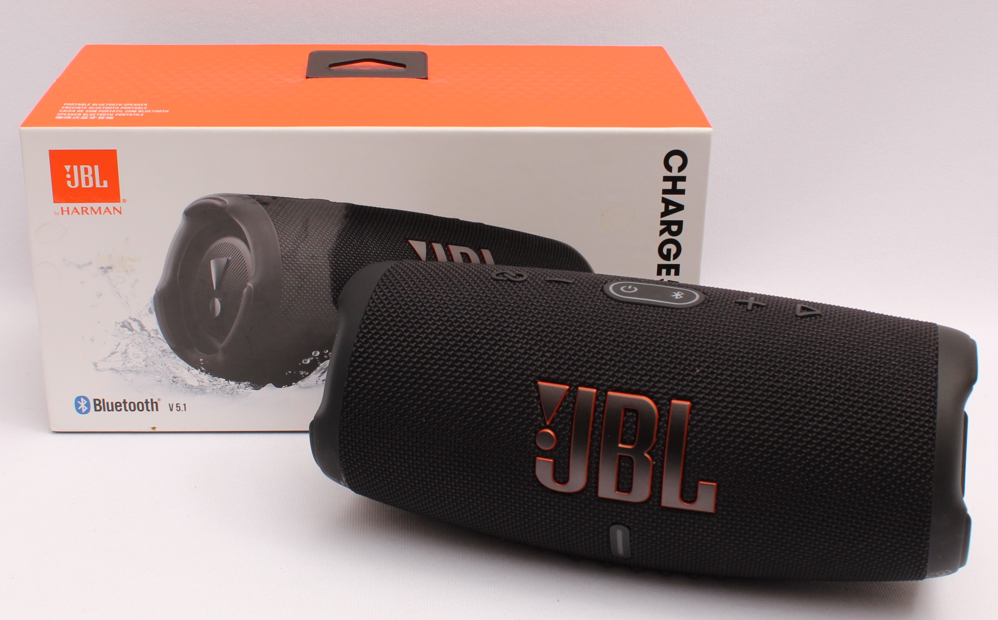 Product photo for JBL by Harman JBL Charge 5 IP67 Waterproof Dustproof Wireless Bluetooth Portable Speaker (U)