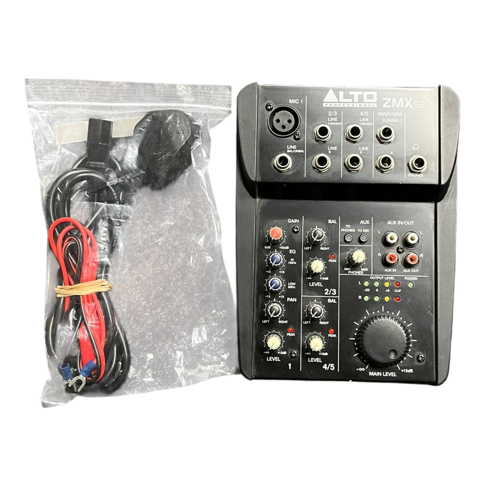 Product photo for Alto ZMX52 Compact 5-Channel Audio Mixer – Used Good Condition