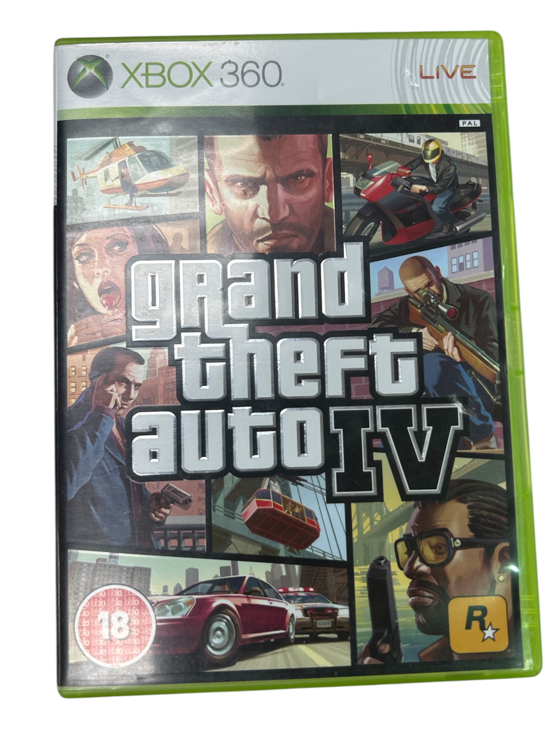 Product photo for Grand Theft Auto IV - Xbox 360