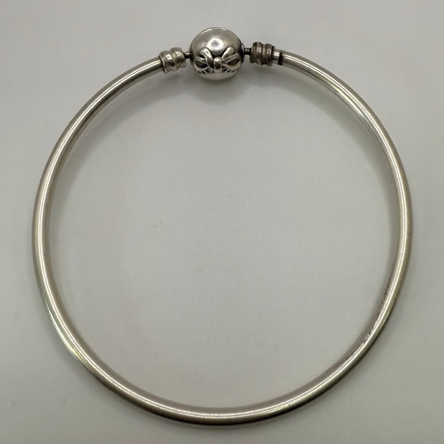 Product photo for Pandora Charm Bangle (Bow Clasp)