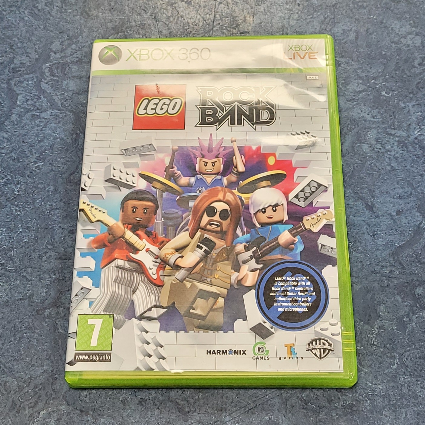 Product photo for Microsoft Xbox 360 Xbox 360 Game: Lego Rock Band