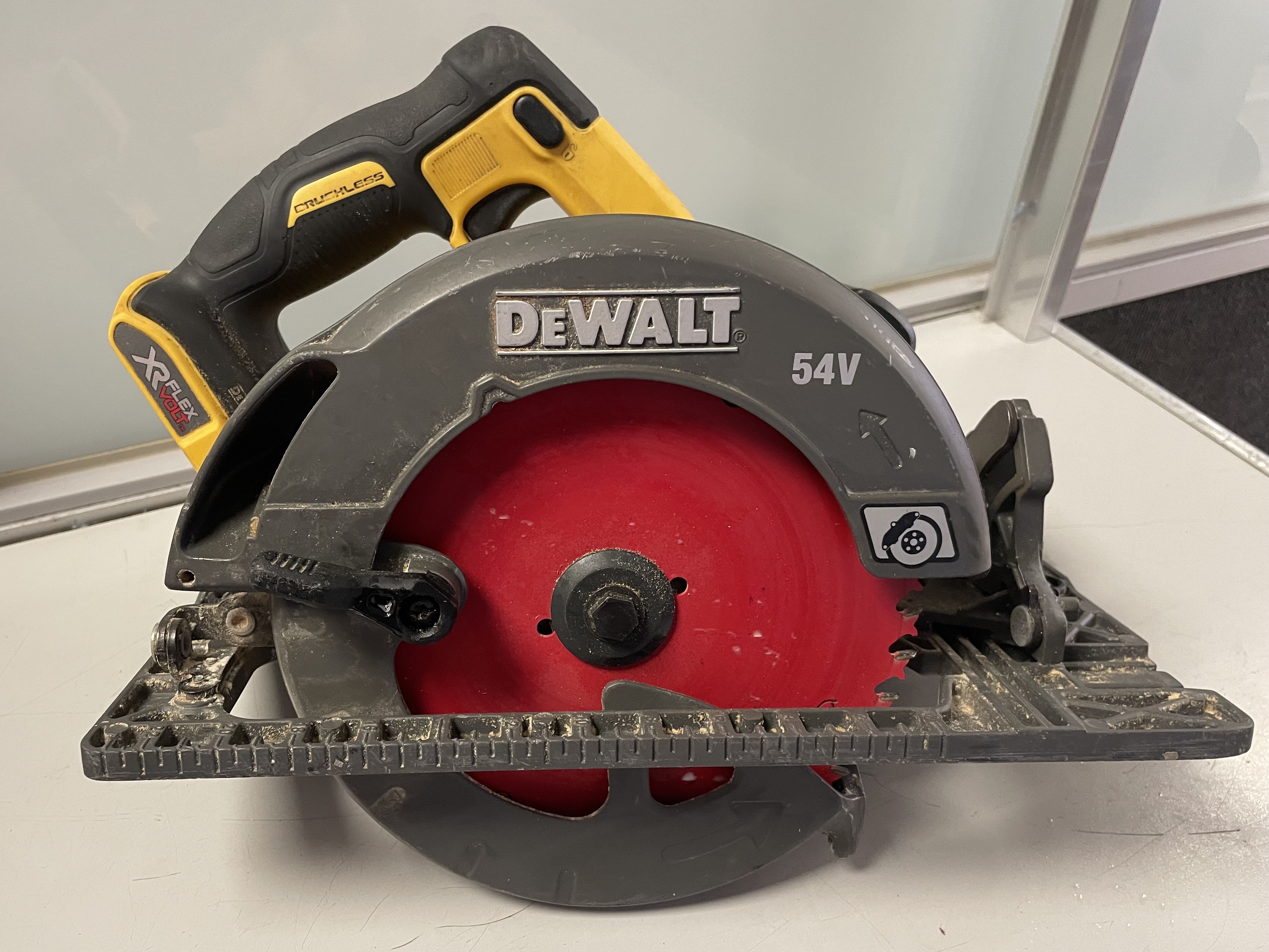 Product photo for Dewalt DCS 576T2 54V brushless XR Flex Volt Circular Saw (Body Only)