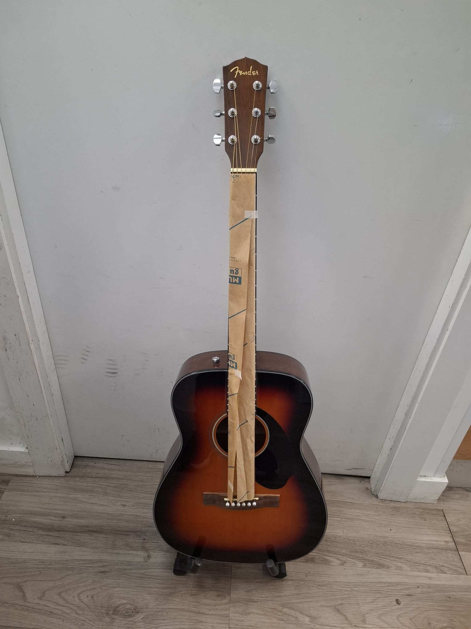 Product photo for Fender CC-60S Concert Acoustic Guitar - Sunburst