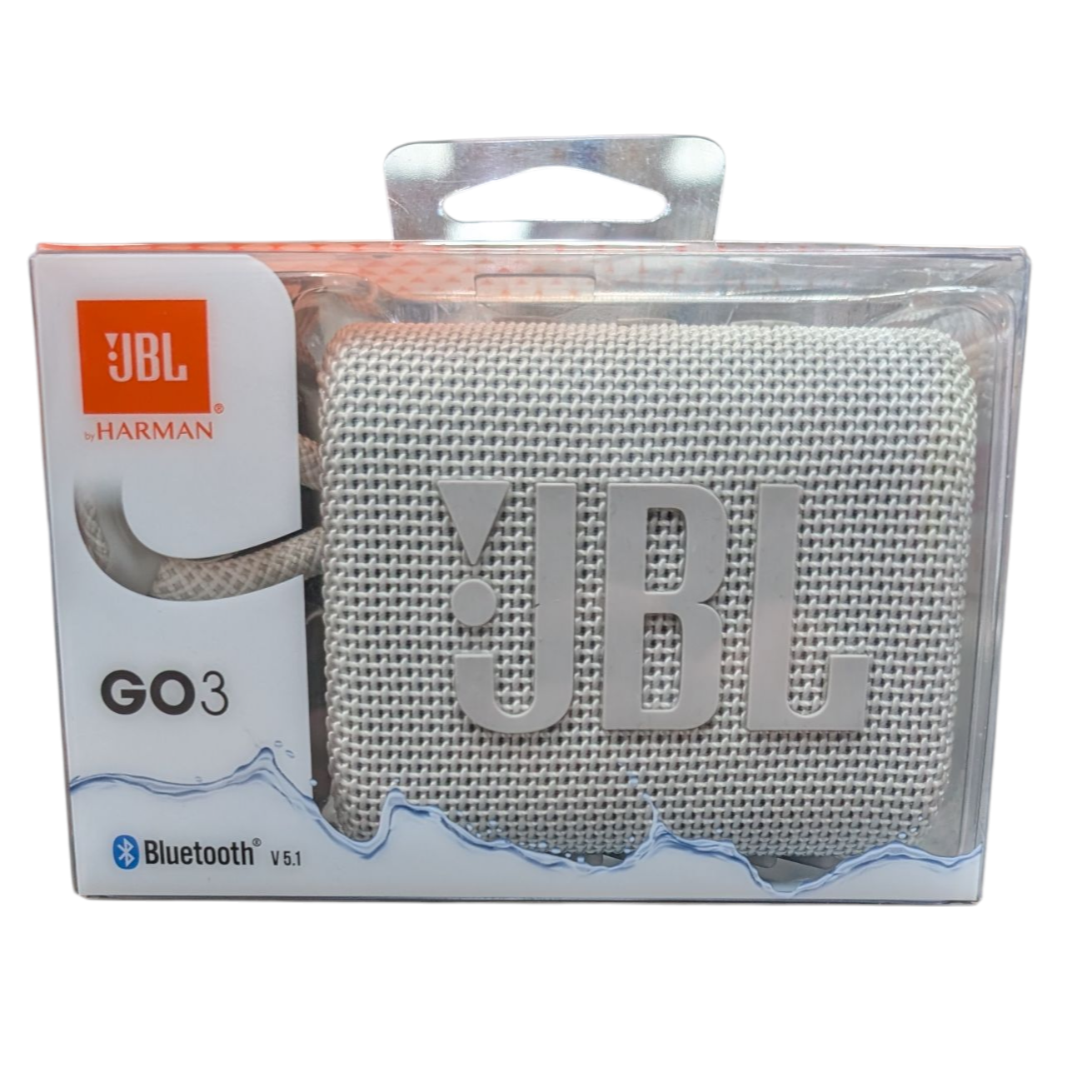 Product photo for JBL Go 3 Wireless Speaker - White