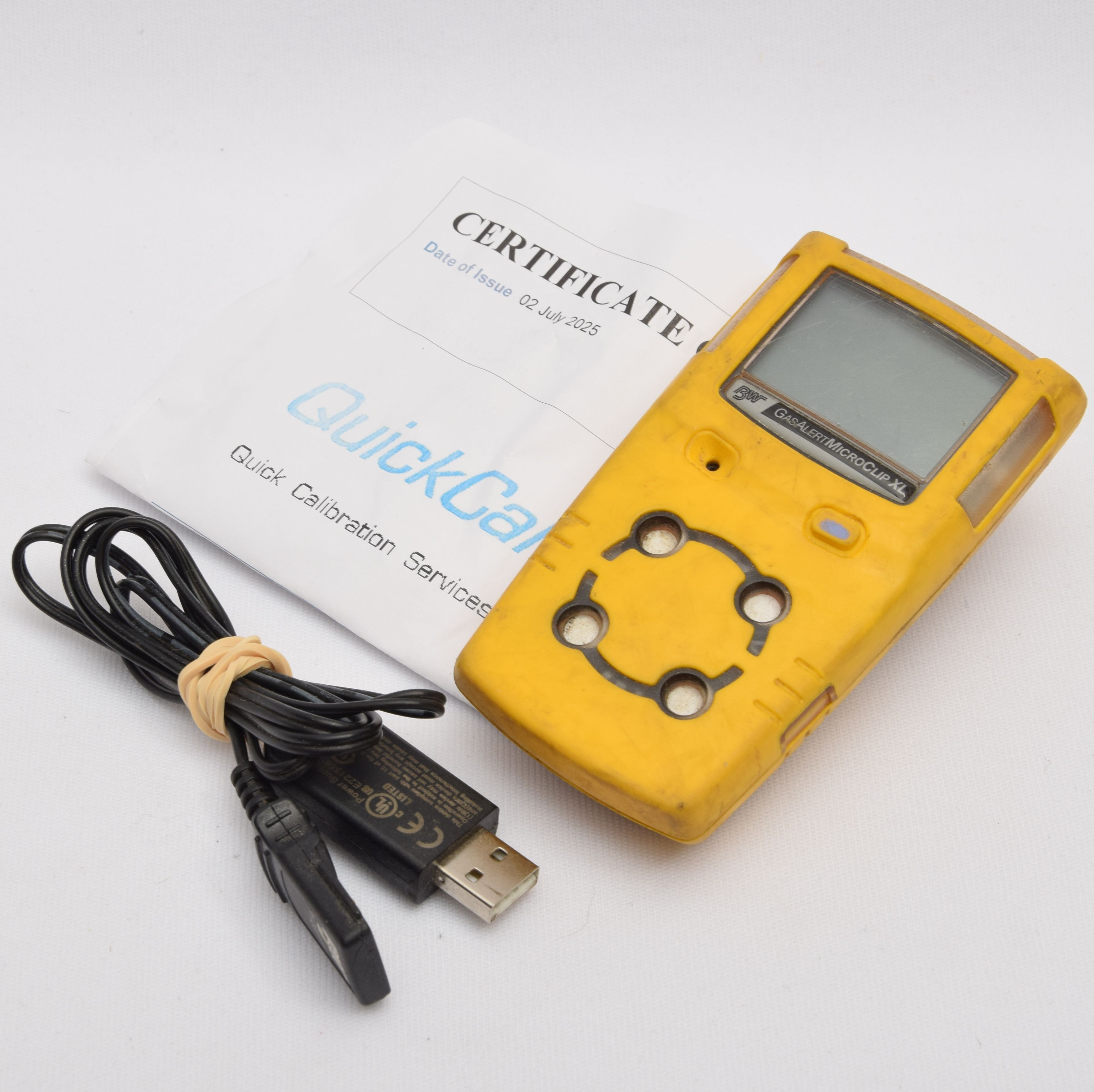 Product photo for BW MicroClip XL Gas Detector LEL,H2S,CO,O2 IP68 - With Calibration Cert. (U)