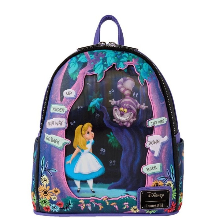 Product photo for Loungefly Disney Alice in Wonderland Backpack