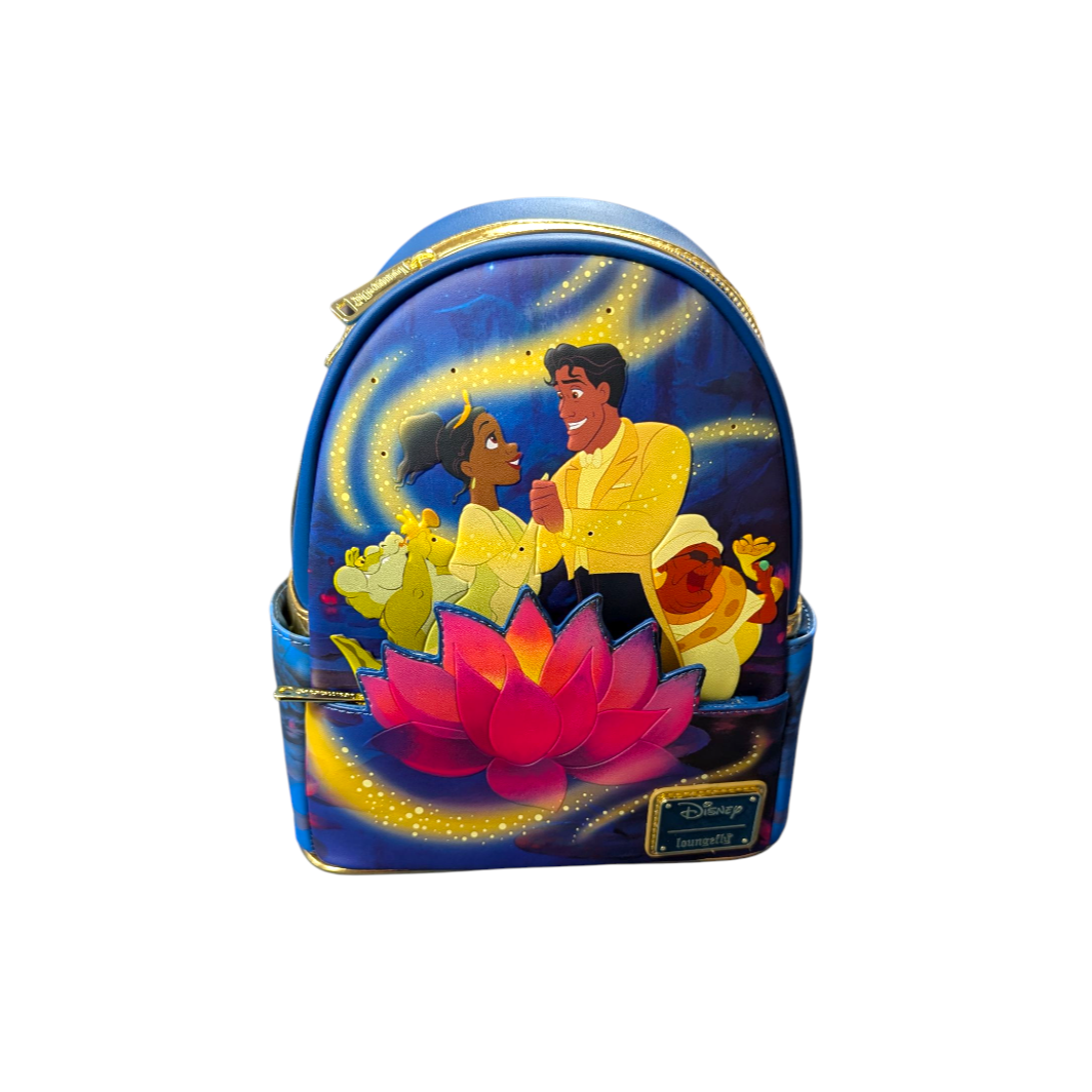 Product photo for Loungefly Disney The Princess and the Frog Backpack